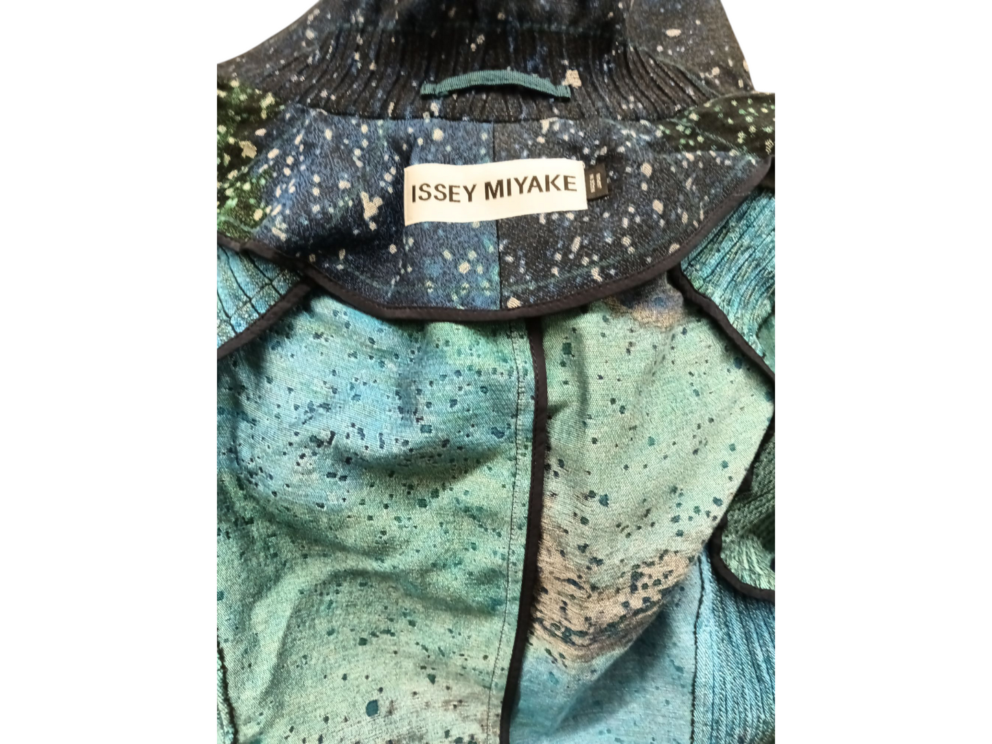 ISSEY MIYAKE Jacket 2 Lady's Blue IM68-FD007