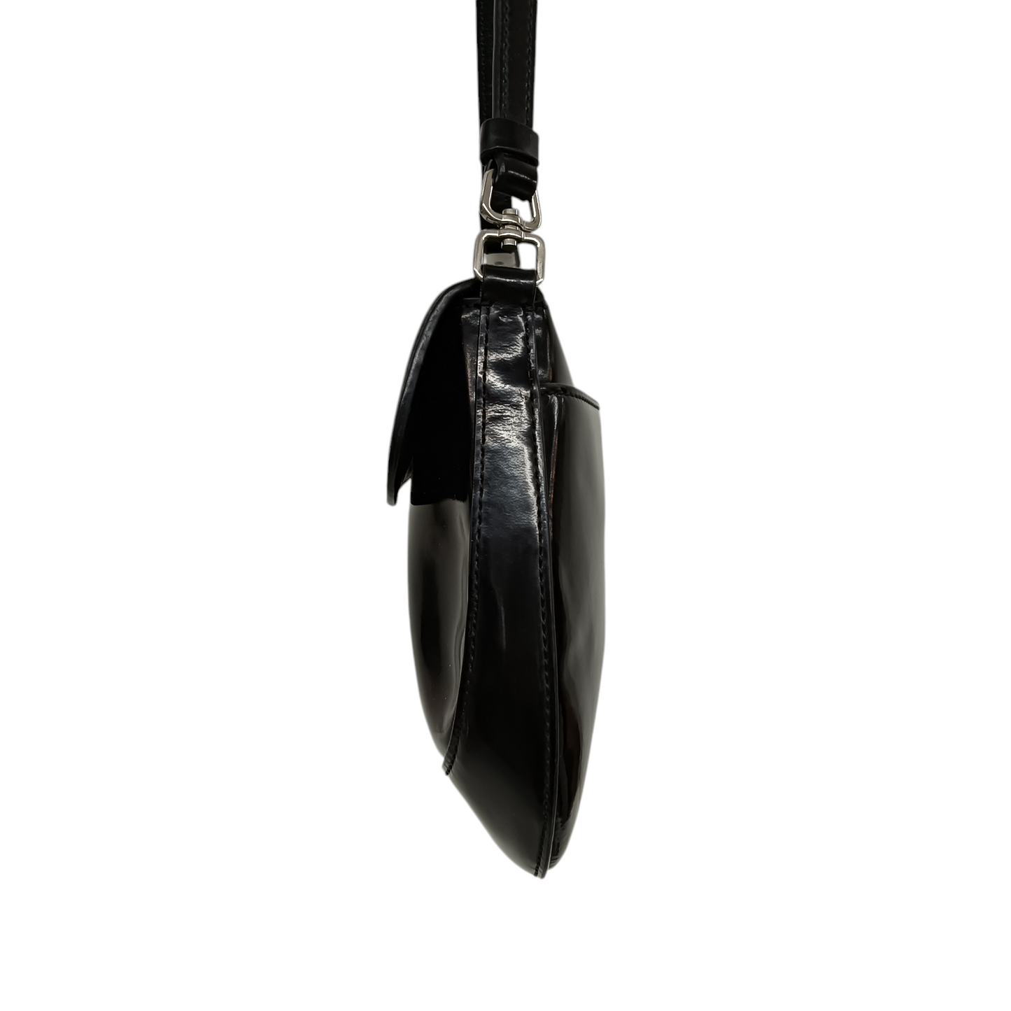 PRADA Handbag Black 165 NFC Rank(B) Stain