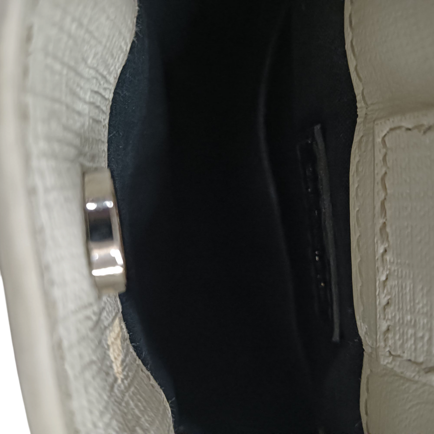 BALENCIAGA 2WAY Bag 593826 Rank (BC) White *Stain 9000 V 568008