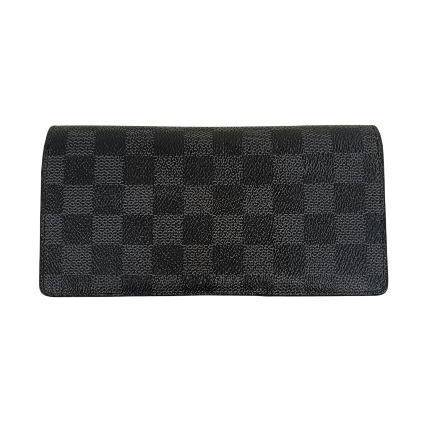 LOUIS VUITTON Wallet Damier M62665 Black Damage TA0112