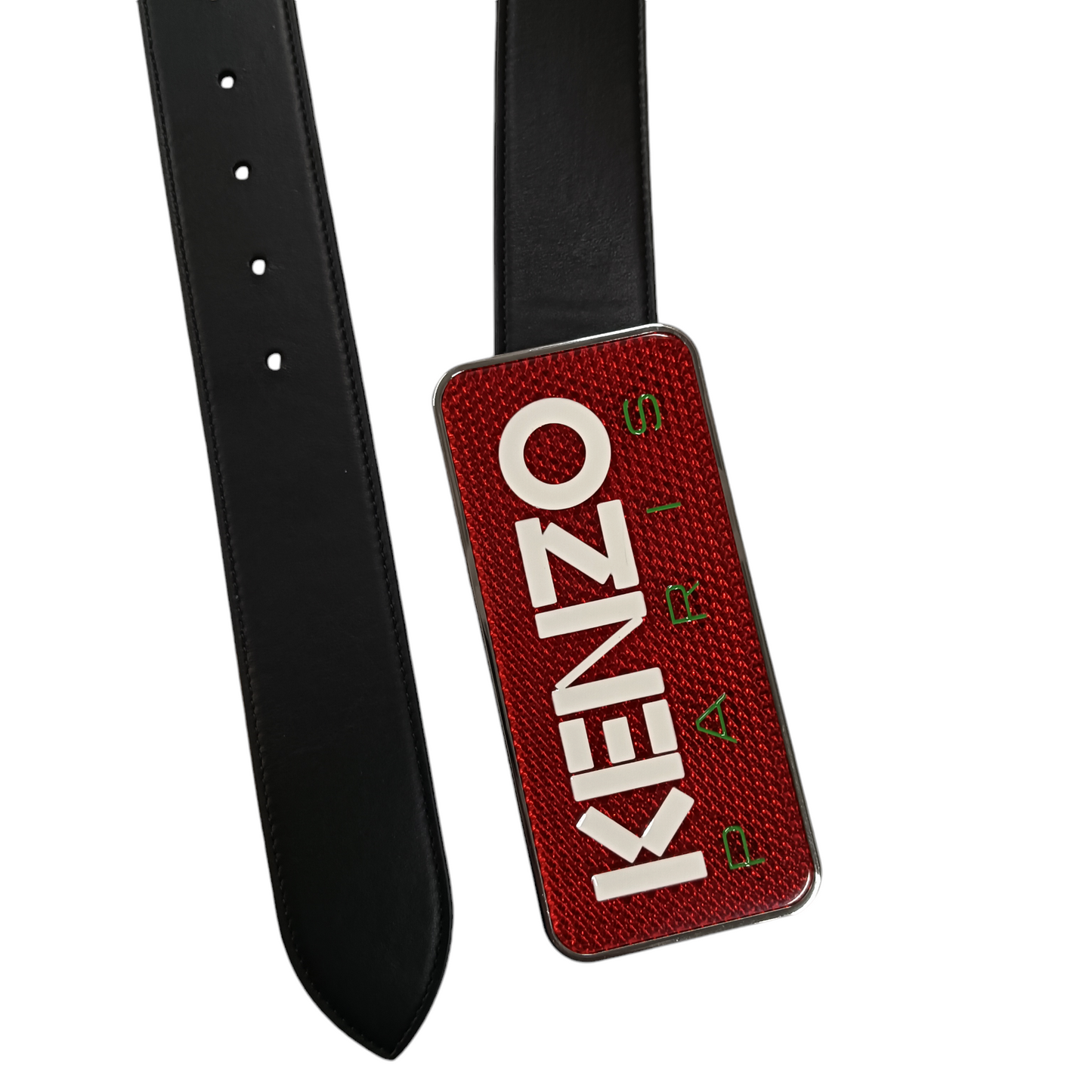 KENZO LOGO BACKLE RED/BLACK