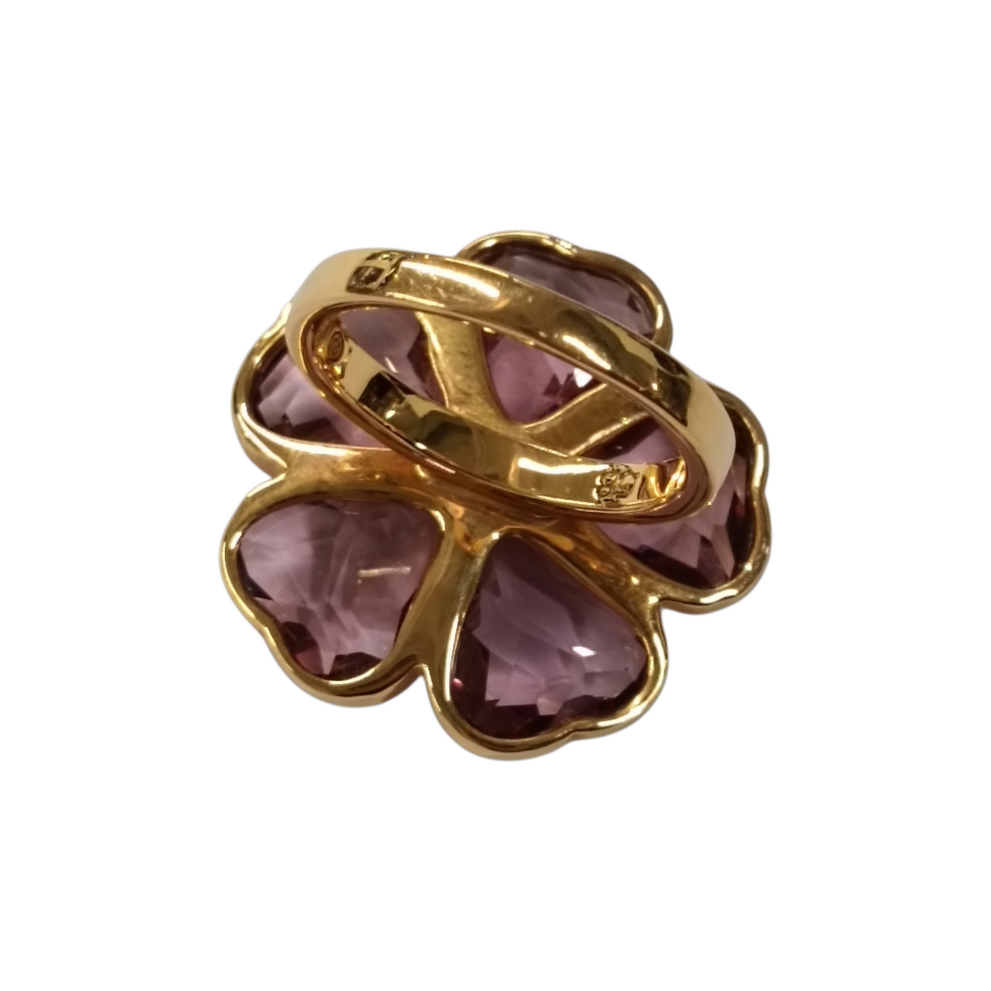 Swarovski Ring Pink/Gold Size 58