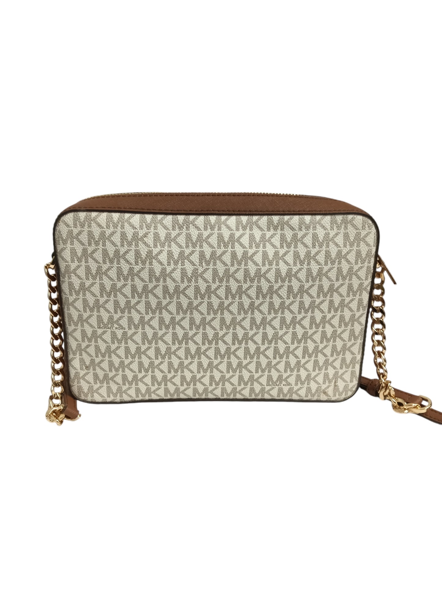 MICHAEL KORS SHOULDER BAG BROWN/WHITE 35F8GTTC3B RANK(A)