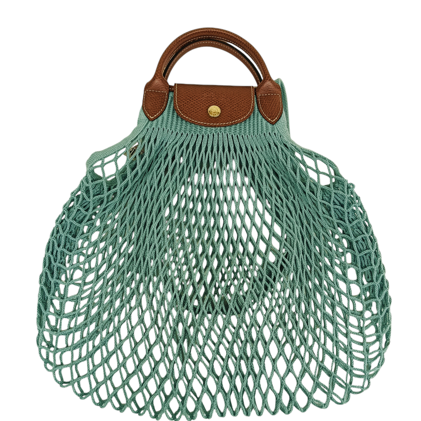 LONGCHAMP 2WAY Bag LE Pliage Filet Mesh Bag Light Blue
