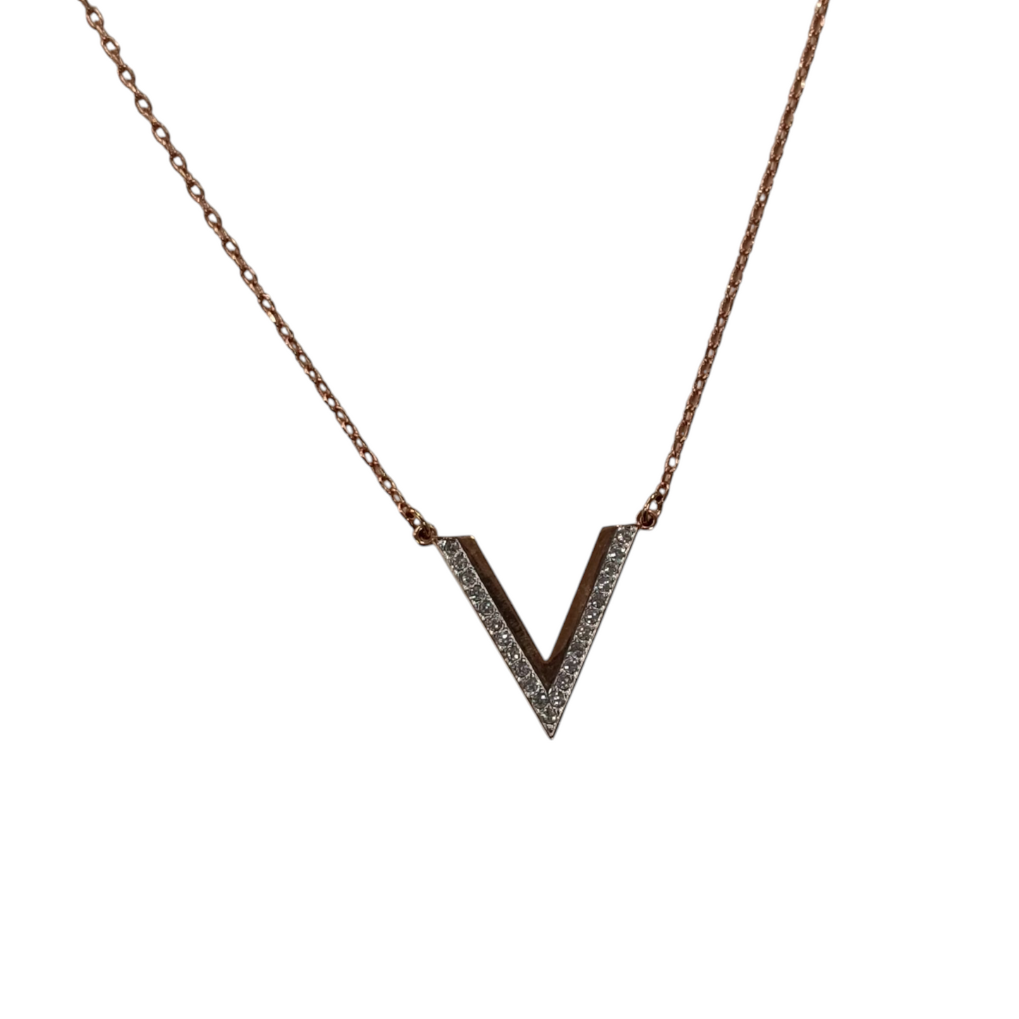 SWAROVSKI Necklace V Rose Gold
