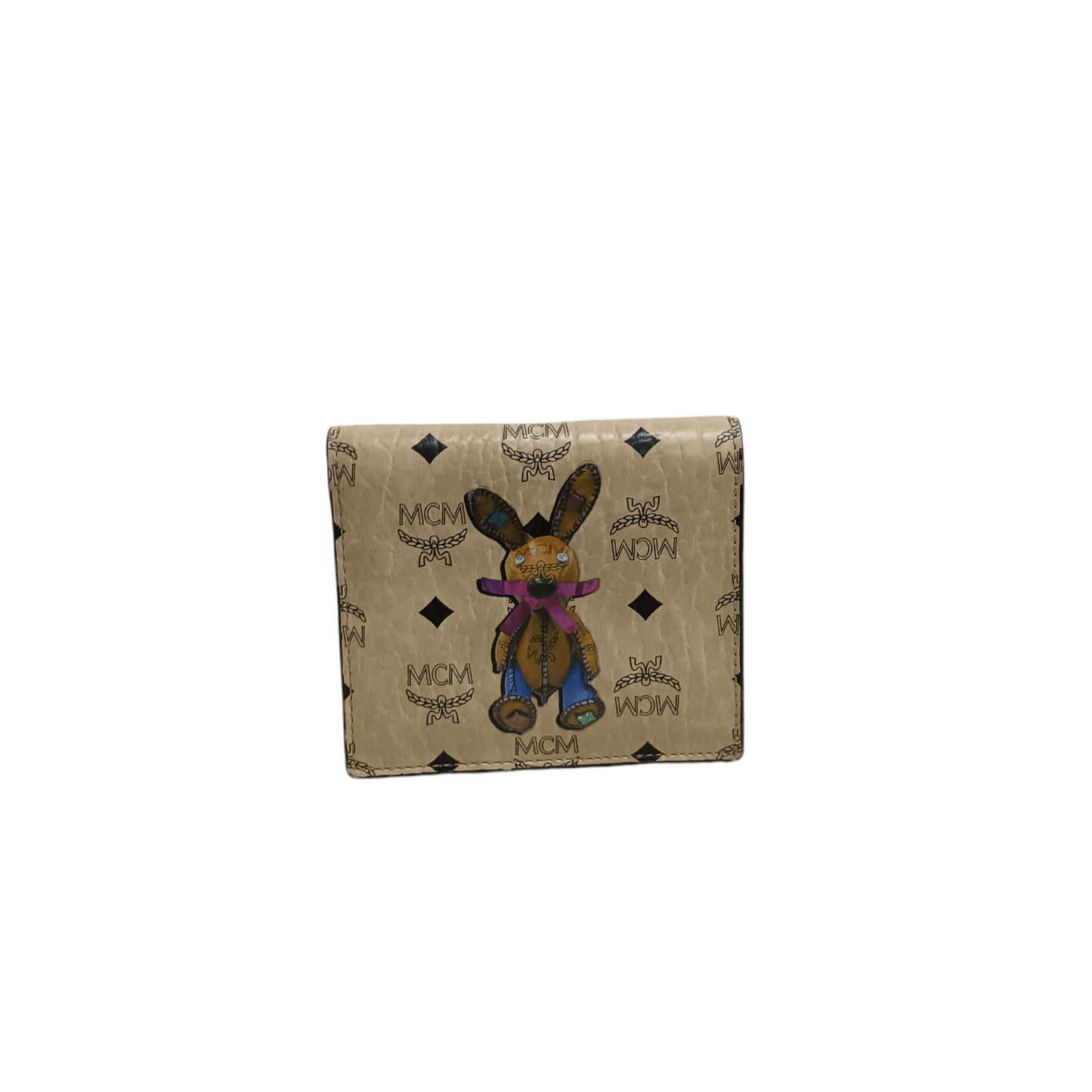 MCM Bunny pattern Wallet Beige MYA7AXL15IG001