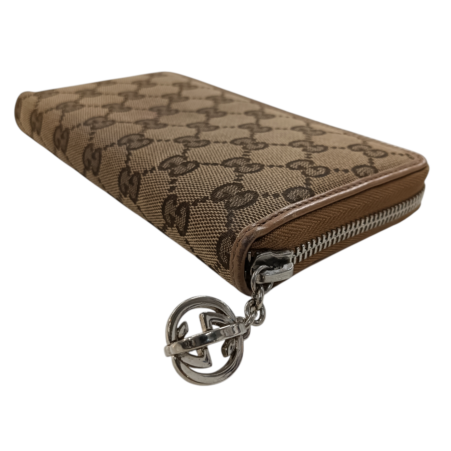 GUCCI Long Wallet Brown 233025