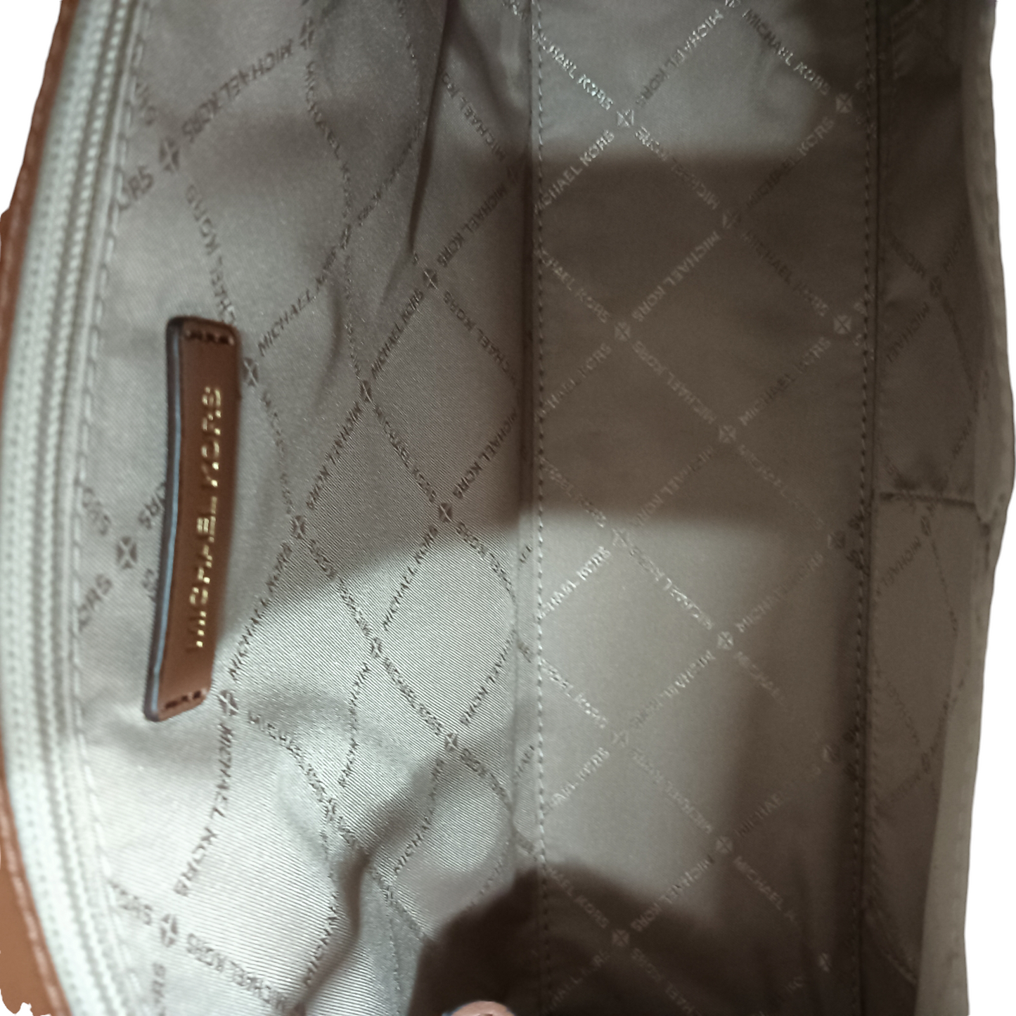 MICHAEL KORS HANDBAG 35S3G6HS2B BEIGE/BROWN RANK A