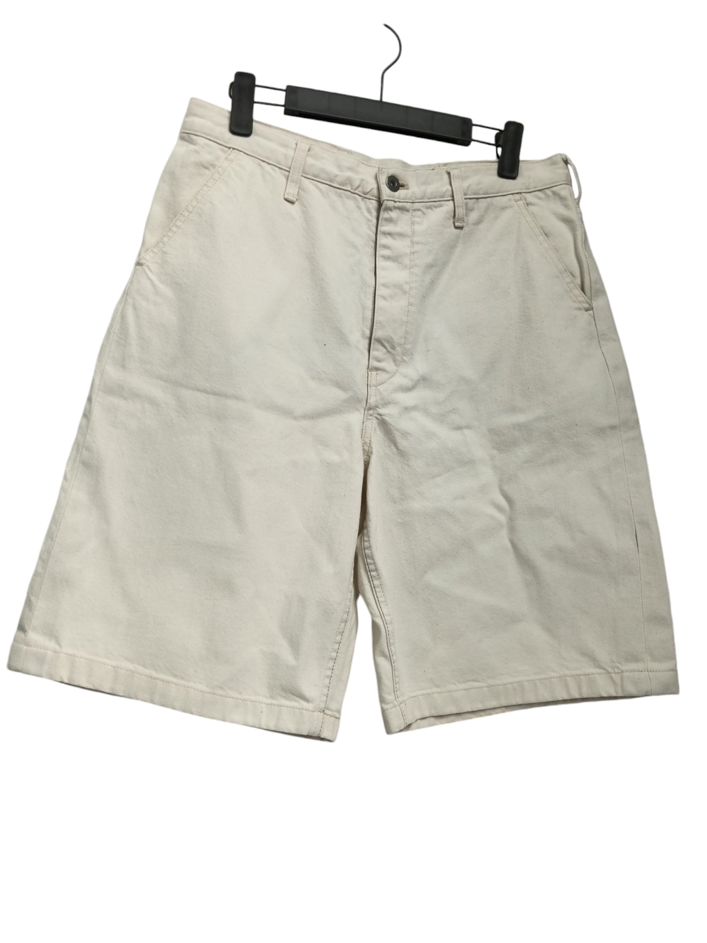 JIL SANDER HALF PANTS MENS WHITE JPUS663137 MS246500 20SS SIZE 31 RANK(A)