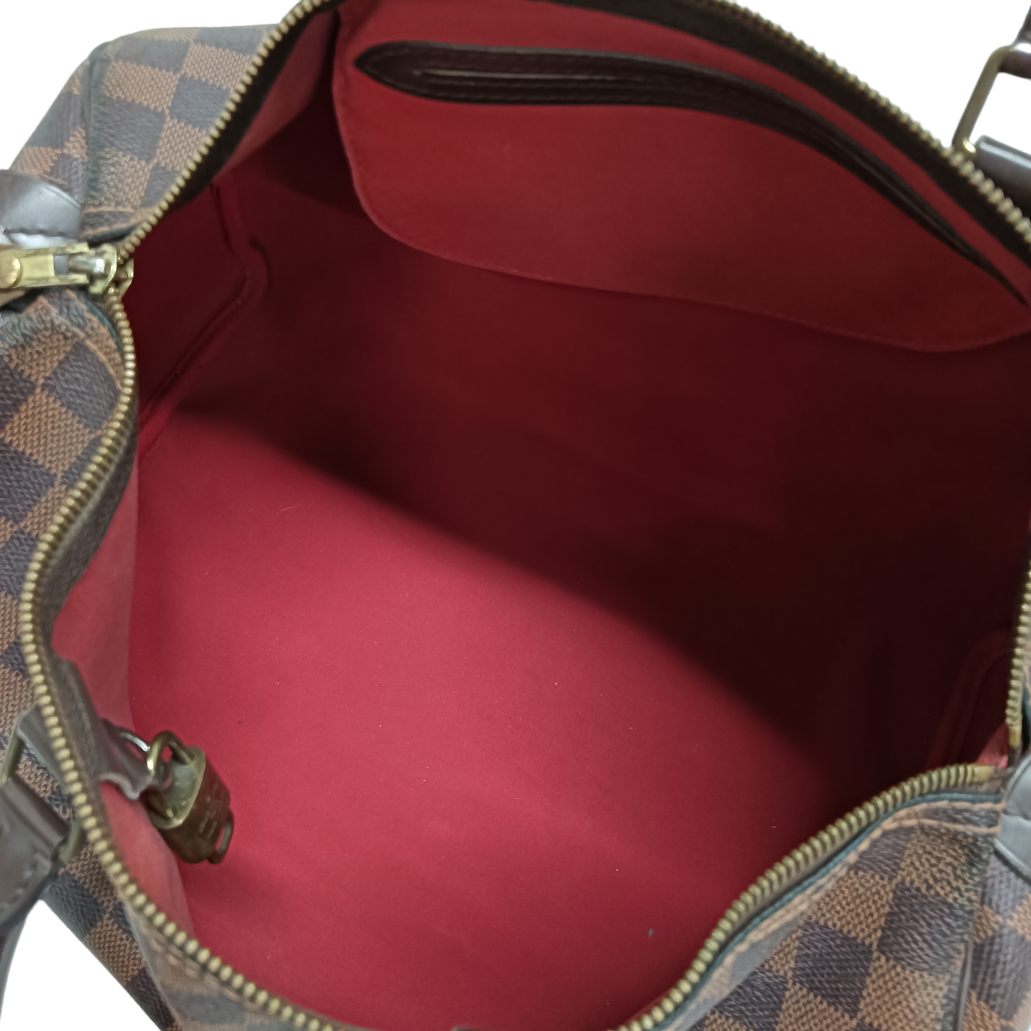 LOUIS VUITTON Mini Boston Bag Damier Brown N41523