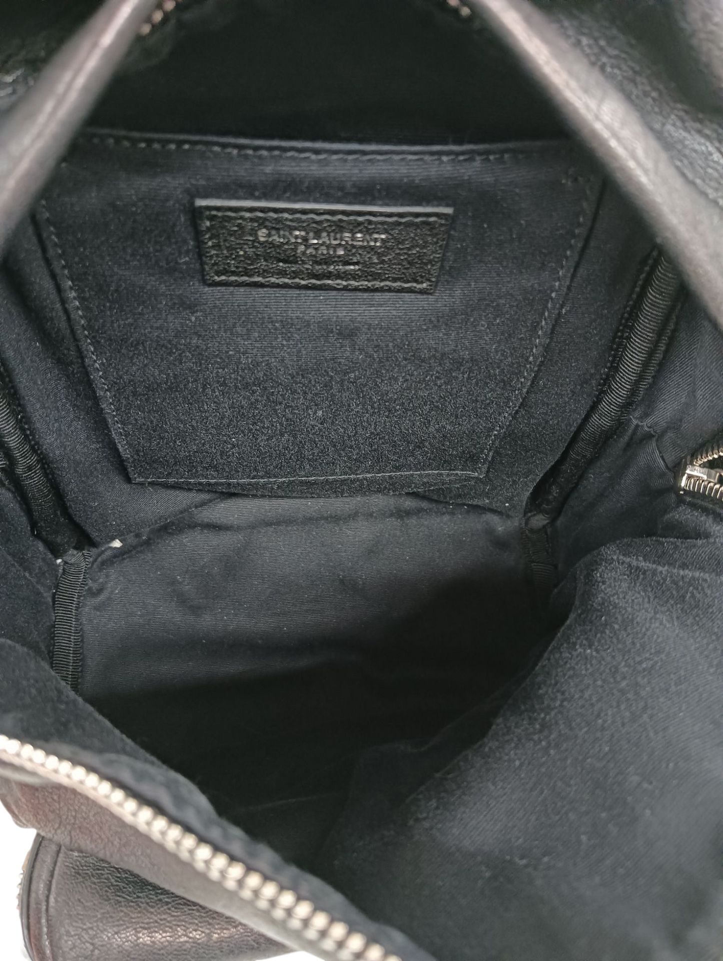 Saint Laurent Paris Mini Rucksack PLB505031 1017 Black