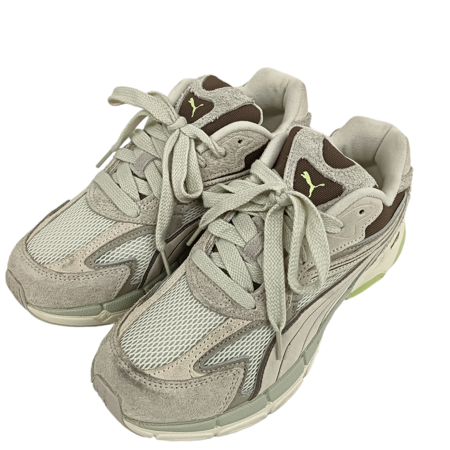 PUMA Sneaker 8US 39686402 Lady's White And Gray Teveris Nitro Pastel Warm