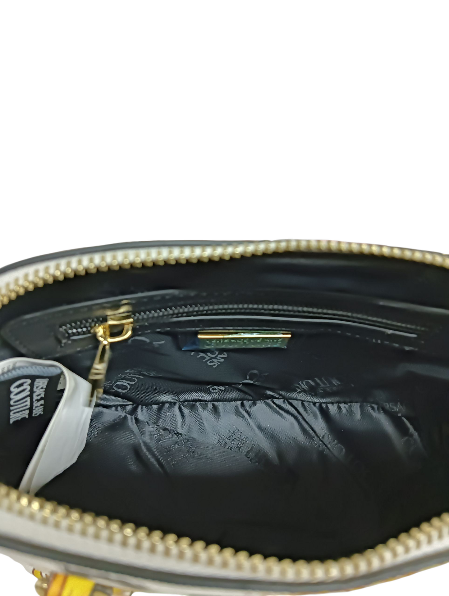 VERSACE 2WAY Bag 74VA4BF7 White & Yellow