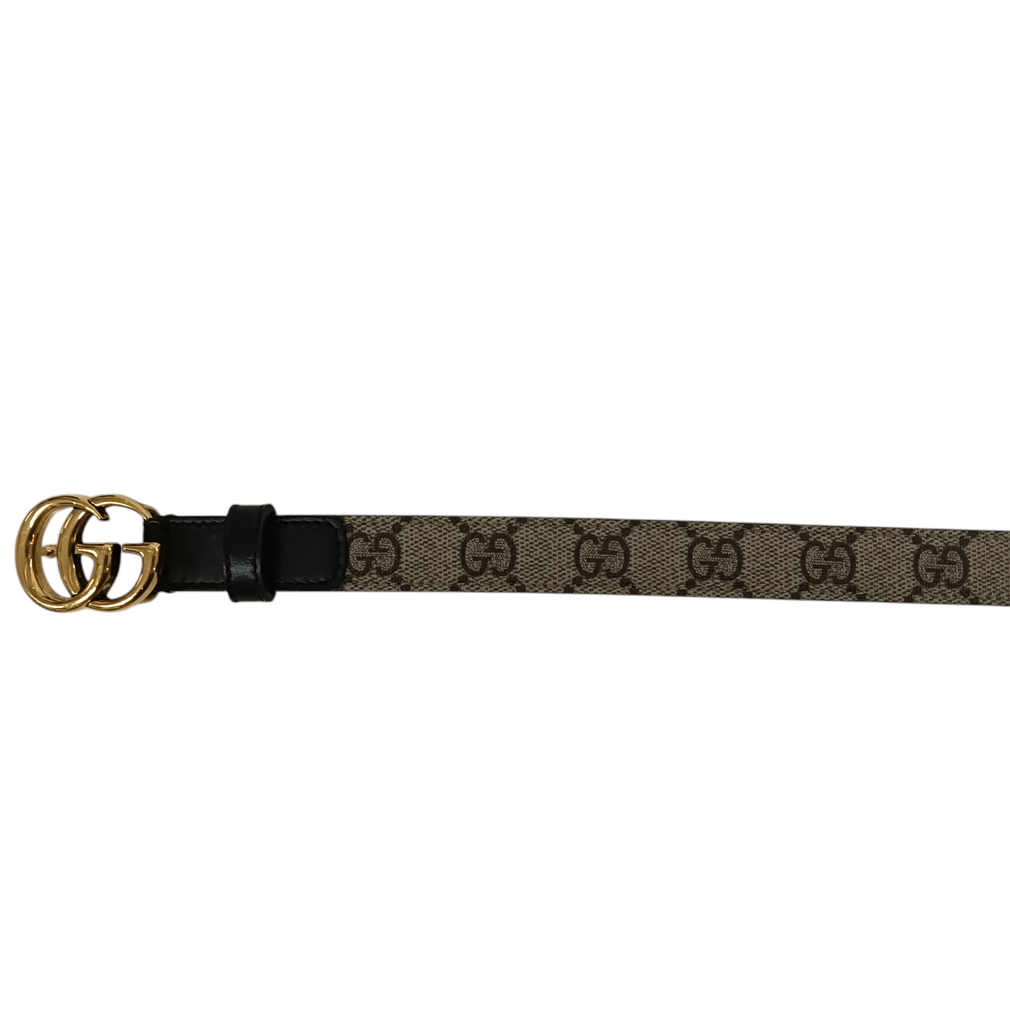 GUCCI Belt Rank (B) Black/Beige 409417 92TLC