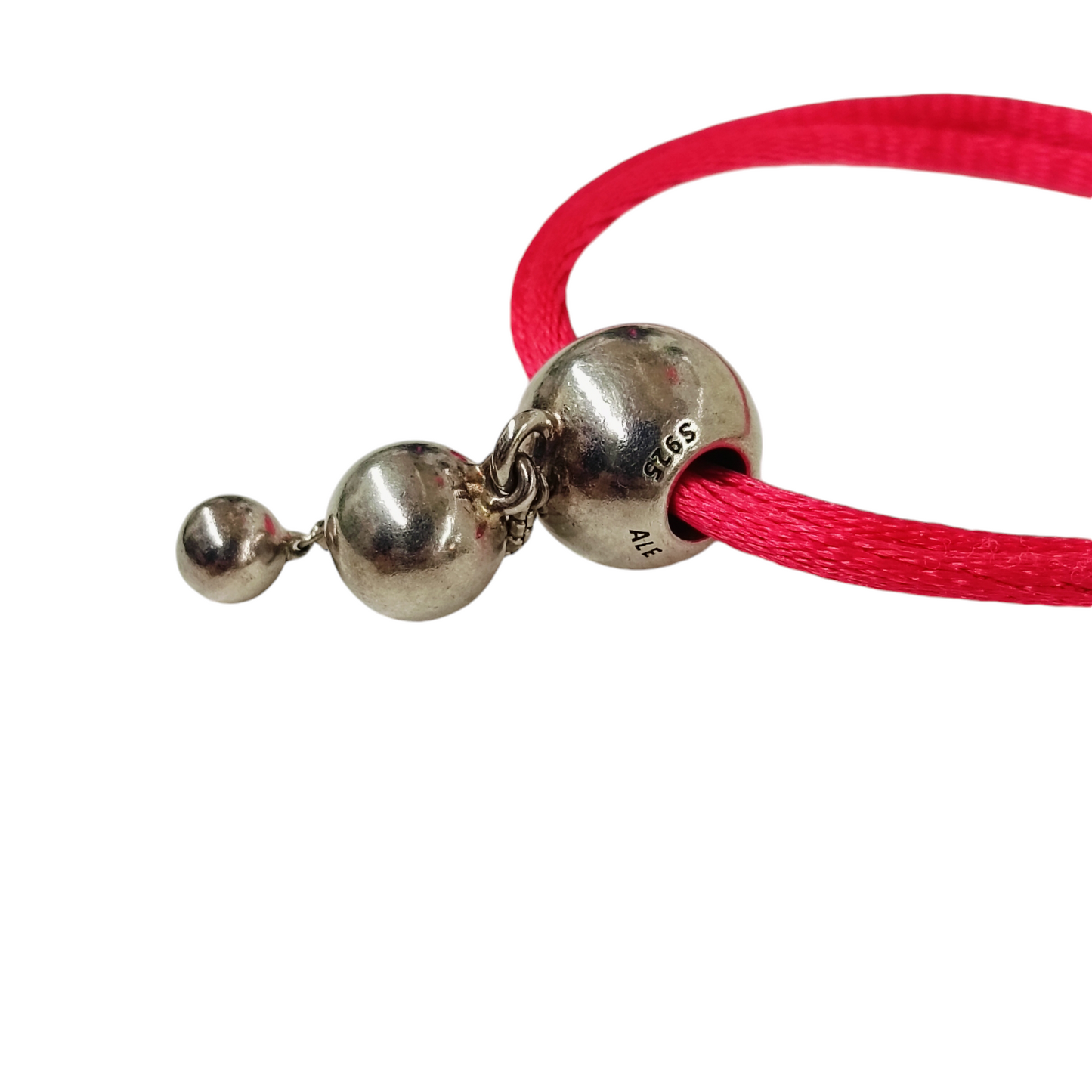 PANDORA Bracelet Pink with Charm Rank B