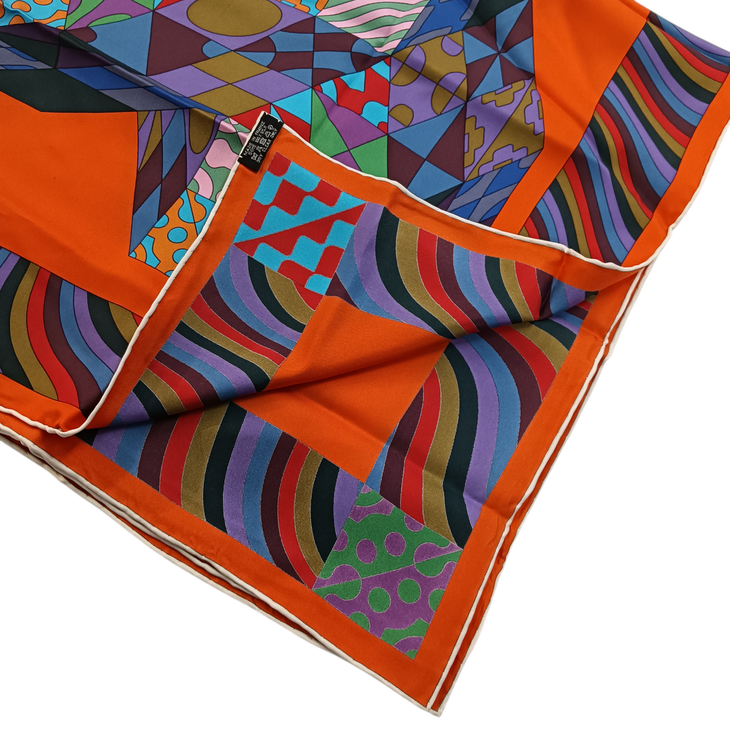 HERMES SCARF BONNES VIBRATIONS MULTI COLOR