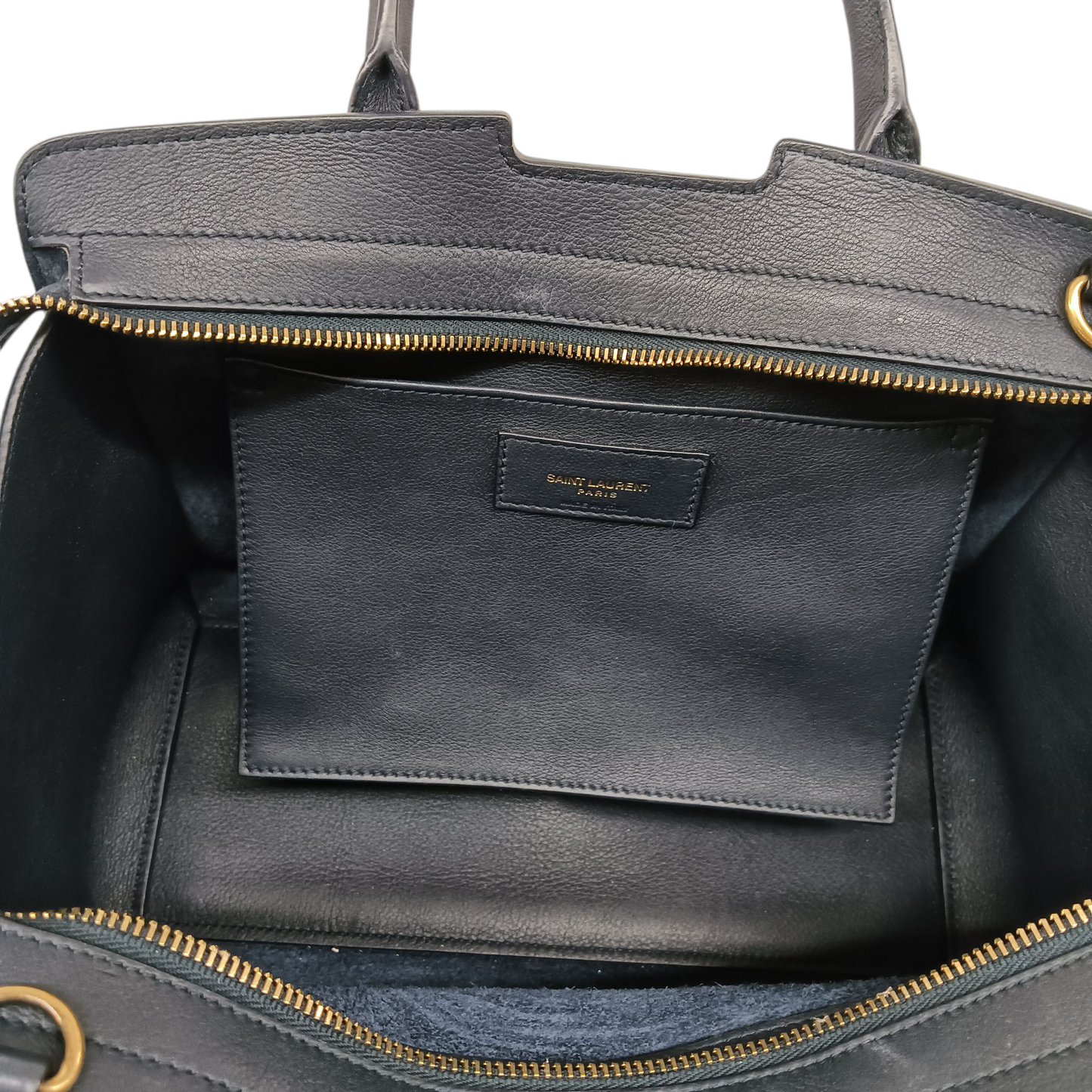 Yves Saint Laurent Shoulder Bag LTH436834 1116 Rank(B) Navy TAG Damage