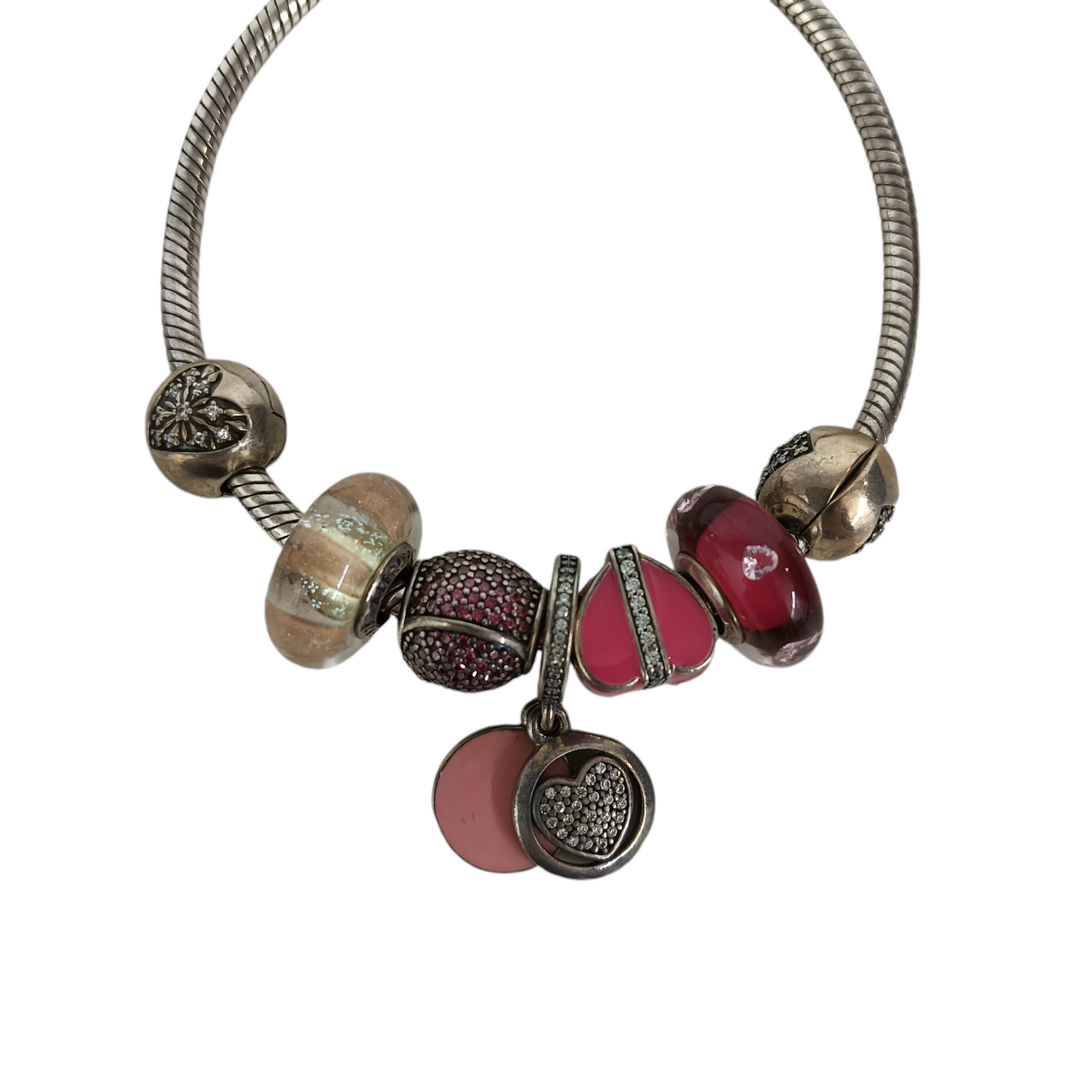 RANDORA BRACELET 7CHARM SET *HEART* RANK (B)