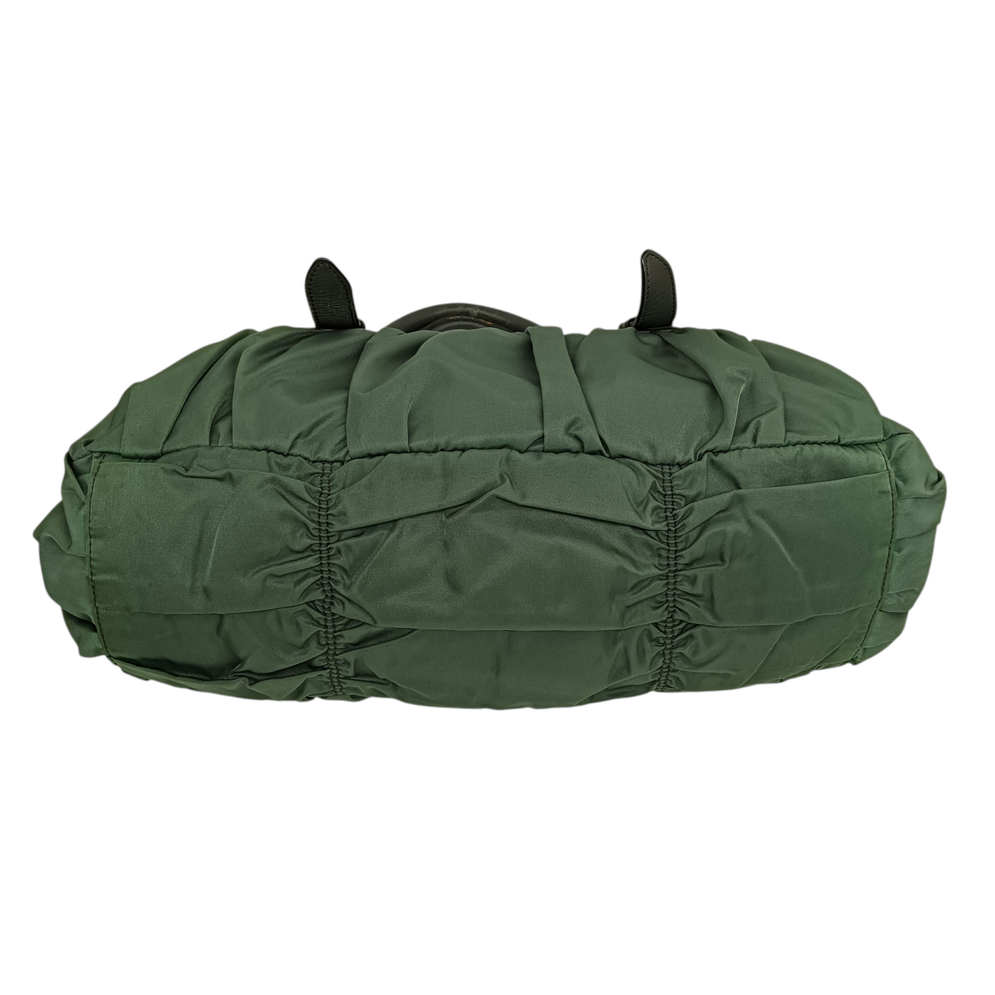 PRADA 2Way Bag Green 165 Without Starp