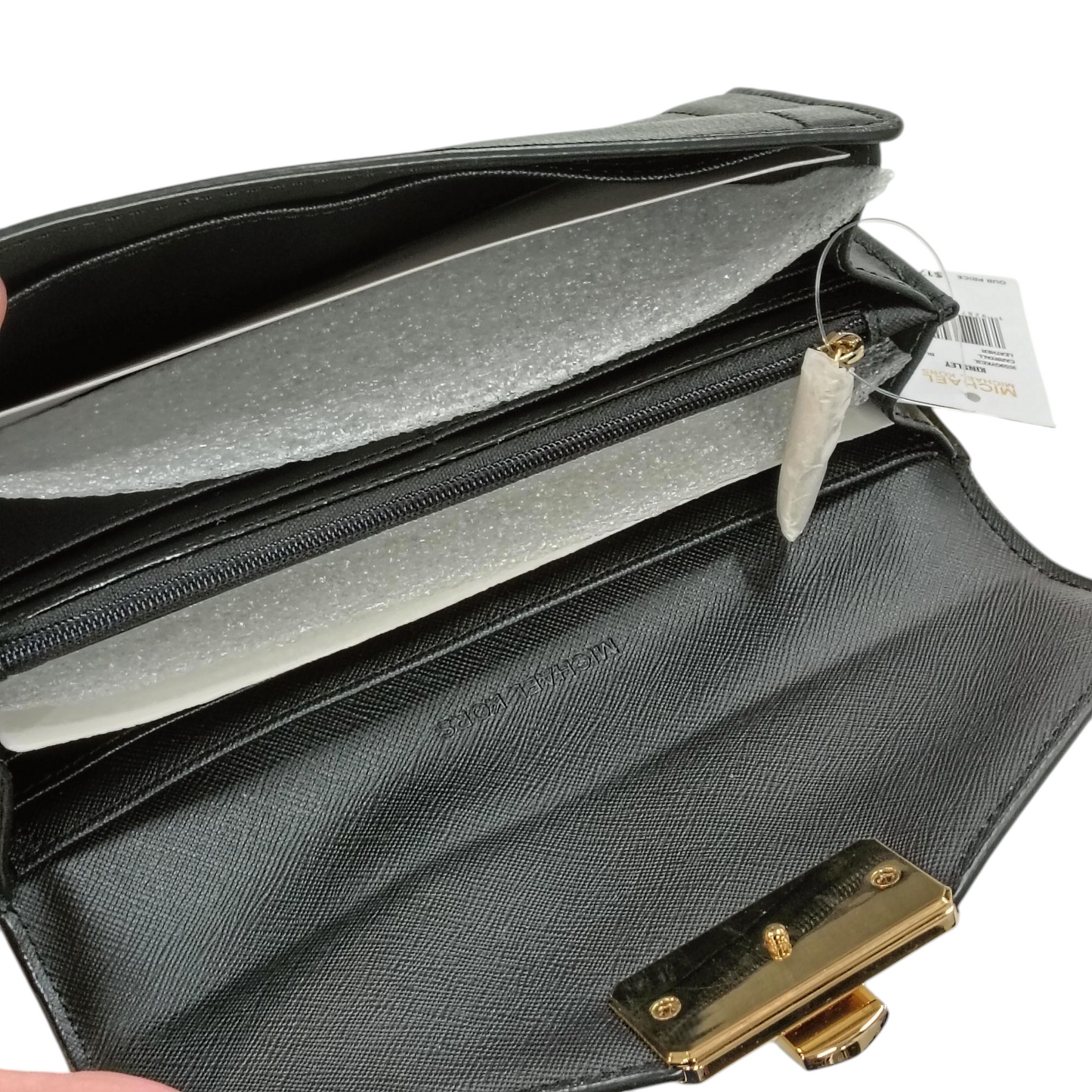 MICHAEL KORS Long Wallet Black 32S9GYKE3L