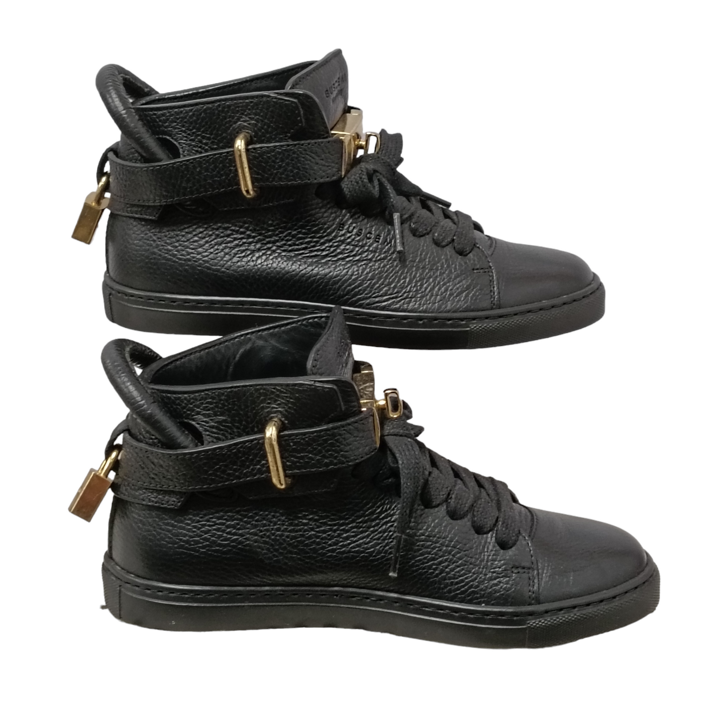 BUSCEMI High Cut Sneaker Lady's Black Size 36
