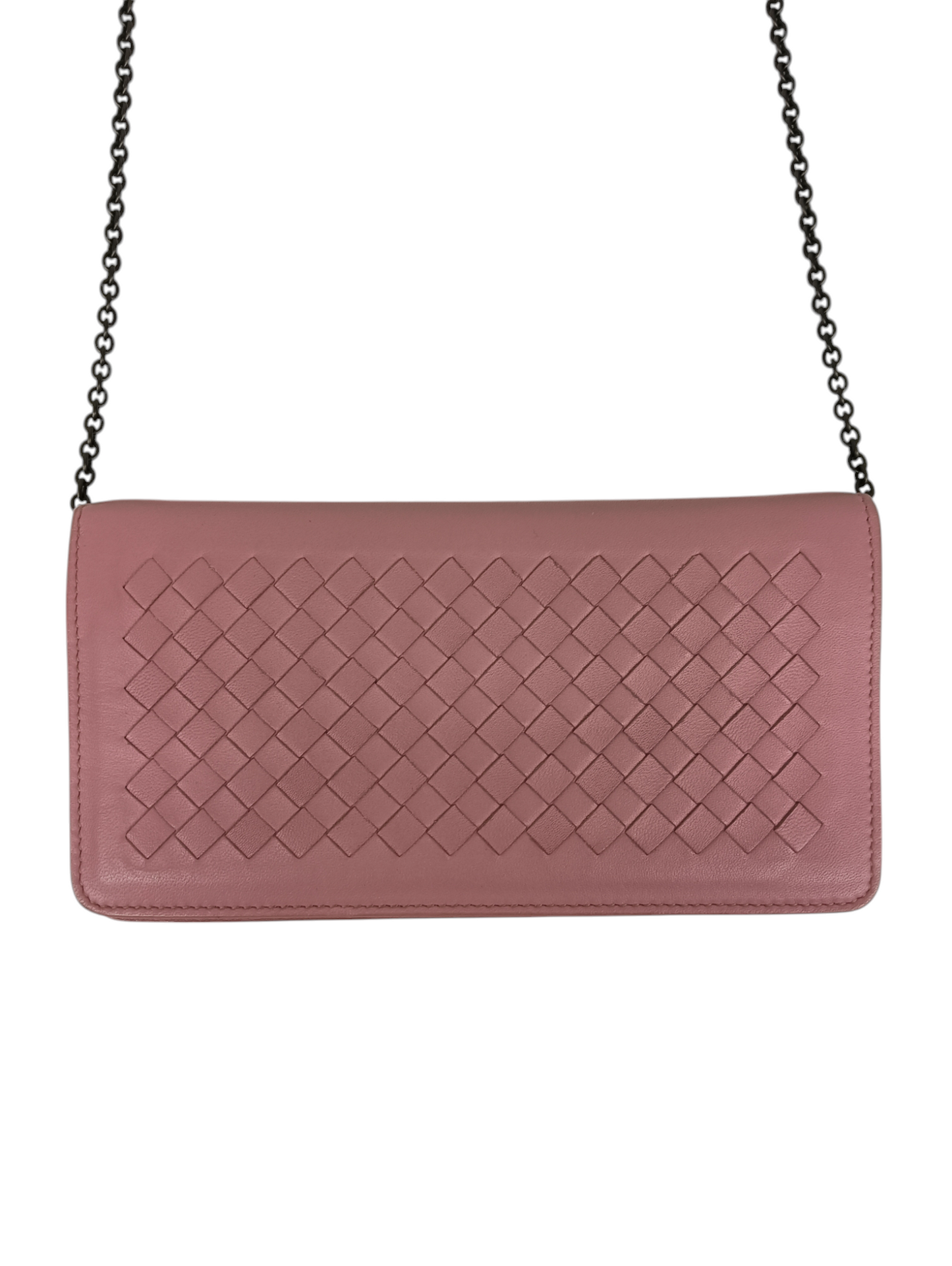 BOTTEGA VENETA Shoulder wallet Pink S015010A Rank B