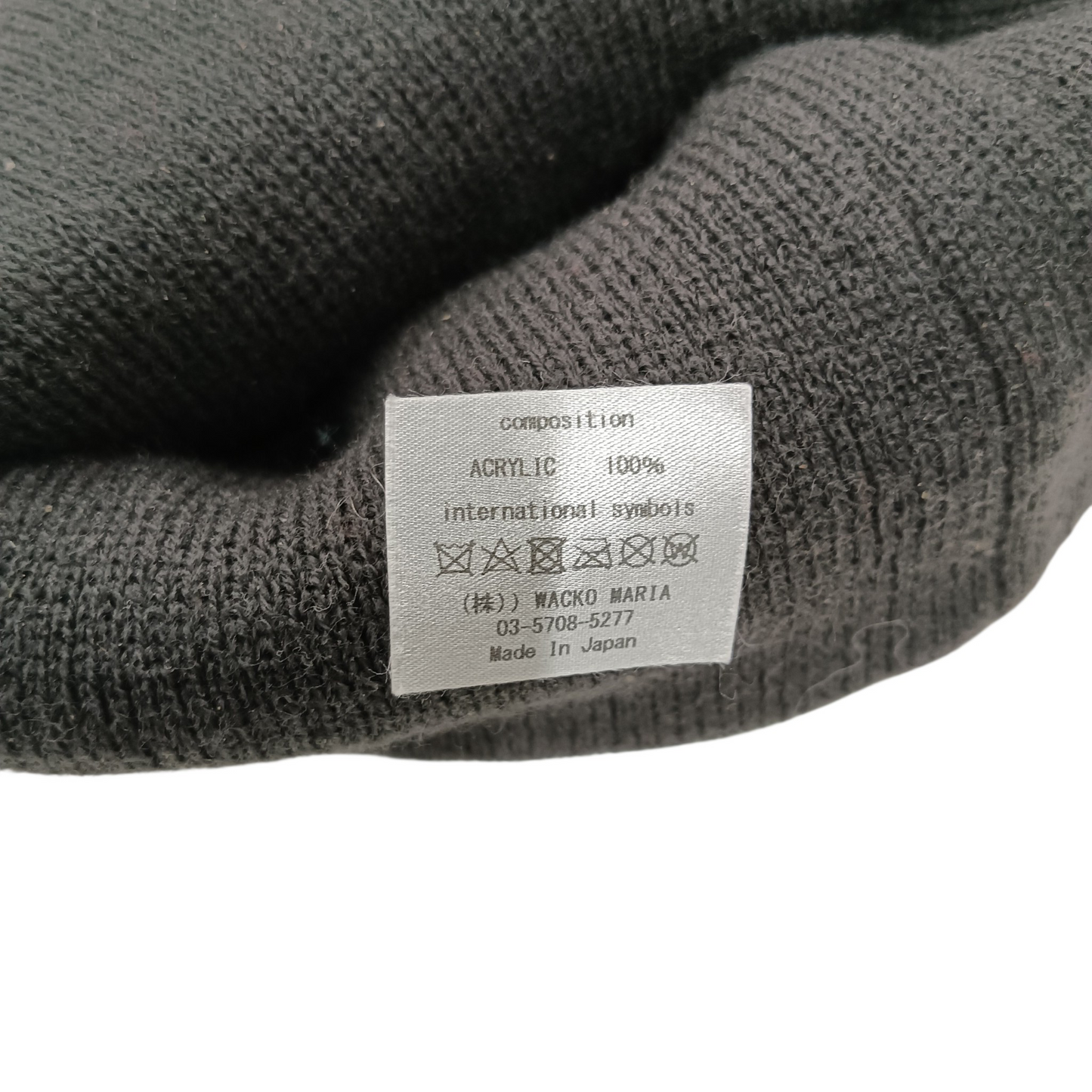 WACKO MARIA Knit Hat Black