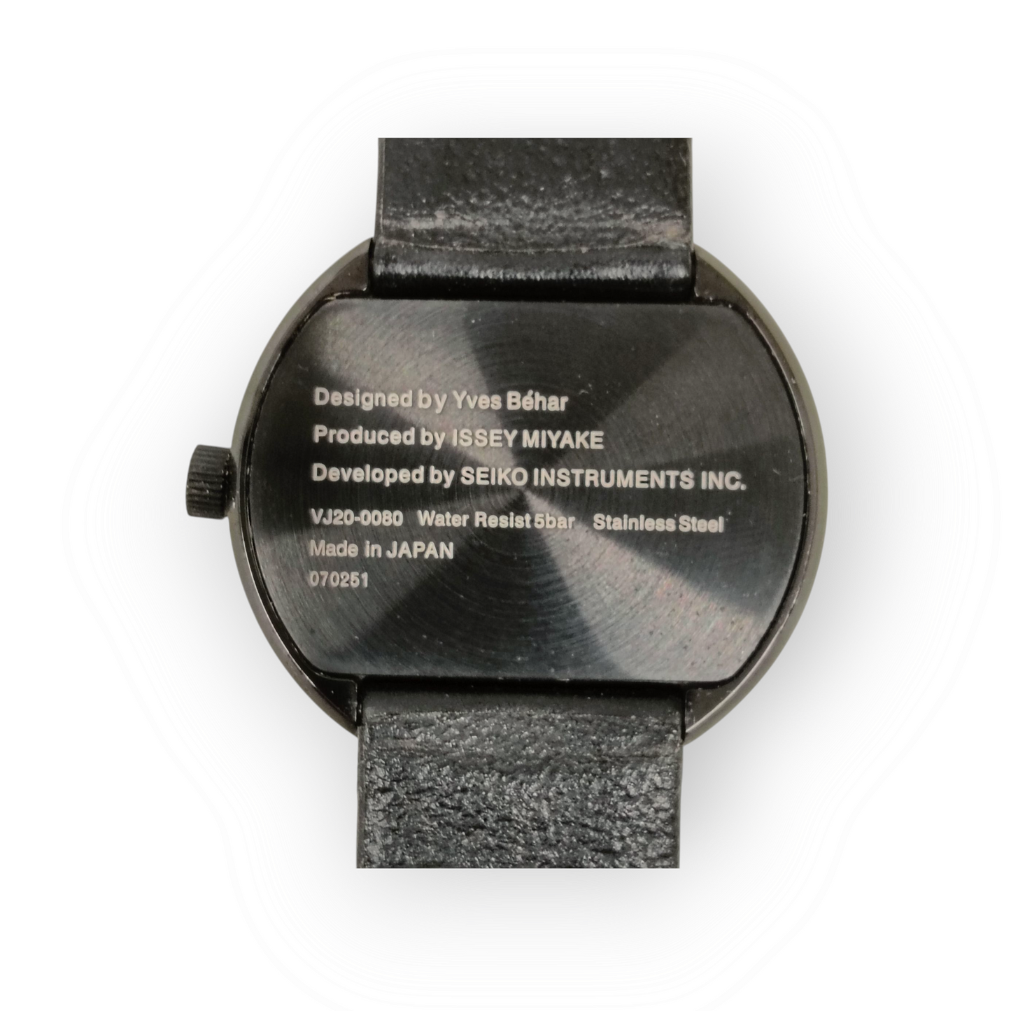 ISSEY MIYAKE Wrist Watch Black VJ20-0080