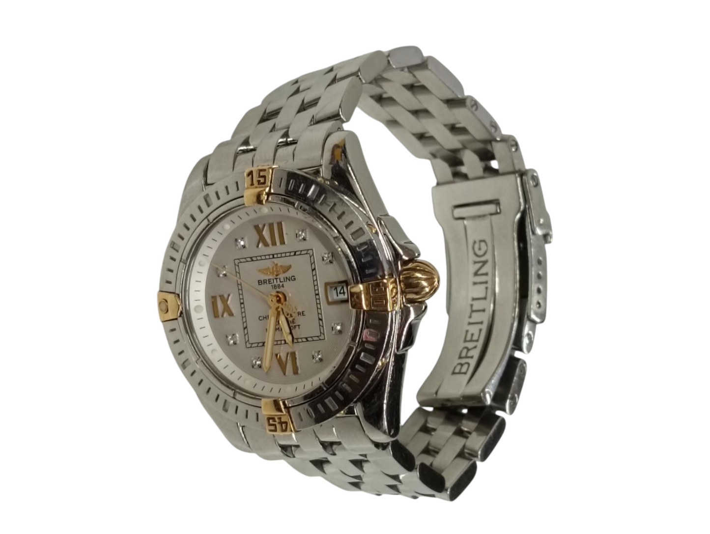 BREITLING Wrist Watch B71356 Steel Yellow Gold Diamo