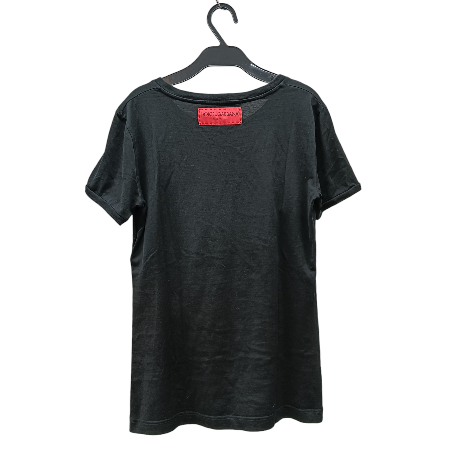 DOLCE & GABBANA T-shirt 40 Lady's Black F8H32Z/HH7LU