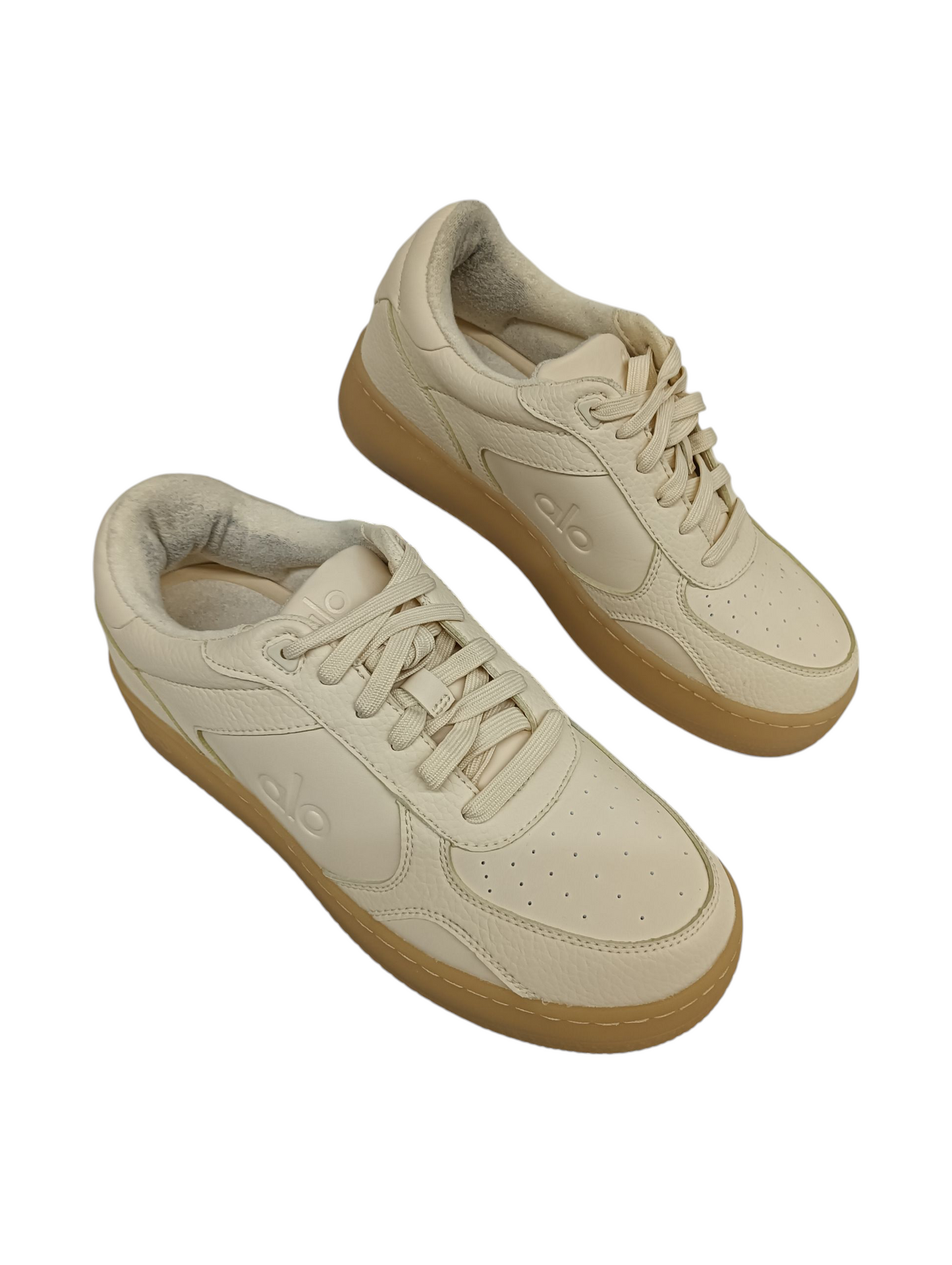 ALO YOGA Sneaker Size 25.5CM A0685U Lady's Beige