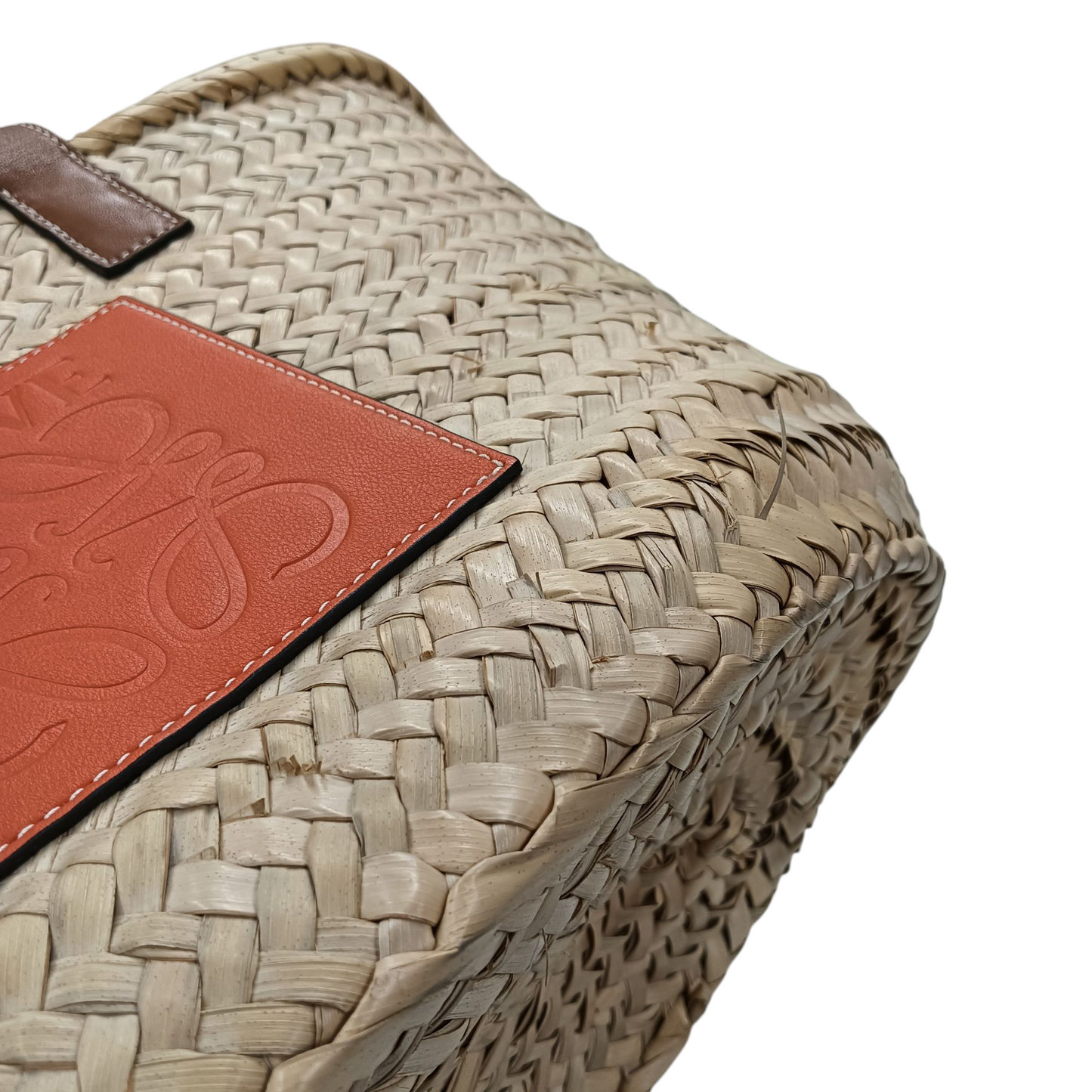 LOEWE Tote Bag BASKET L Beige/Orange