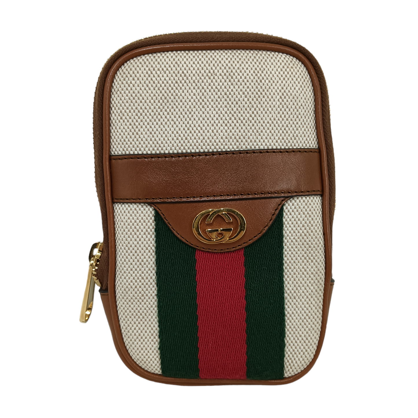 GUCCI Bag Vintage Canvas Beige/Brown 581519 203887
