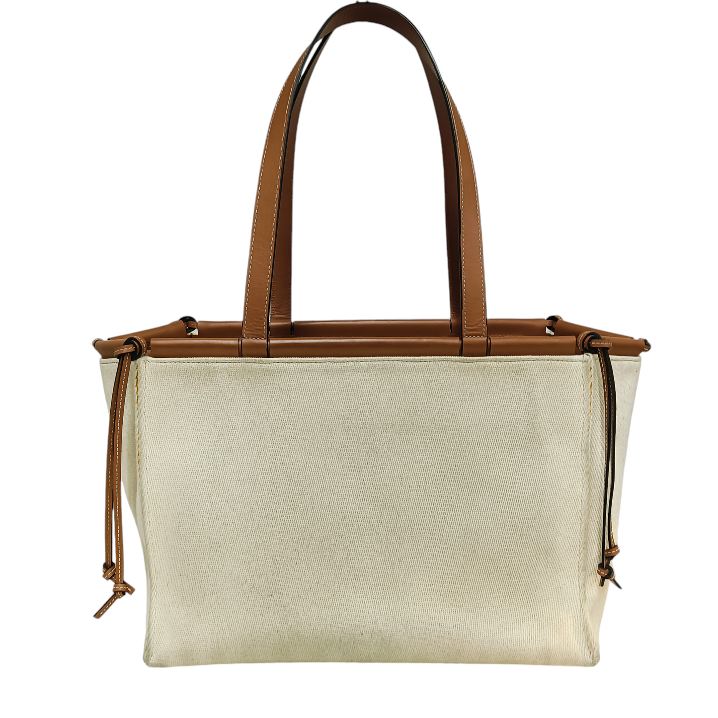LOEWE TOTE BAG A612A93X18 Beige/Brown Damage/Stain 702137 Rank B