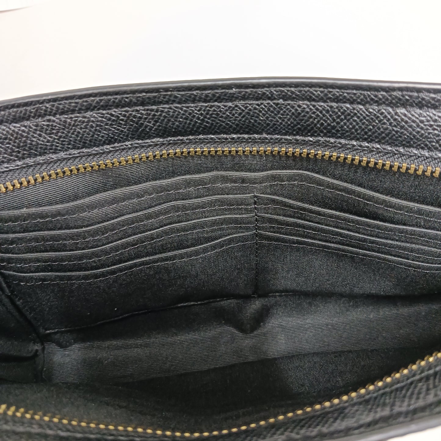 COACH CLUTCH BAG F39234 BLACK RANK (A)