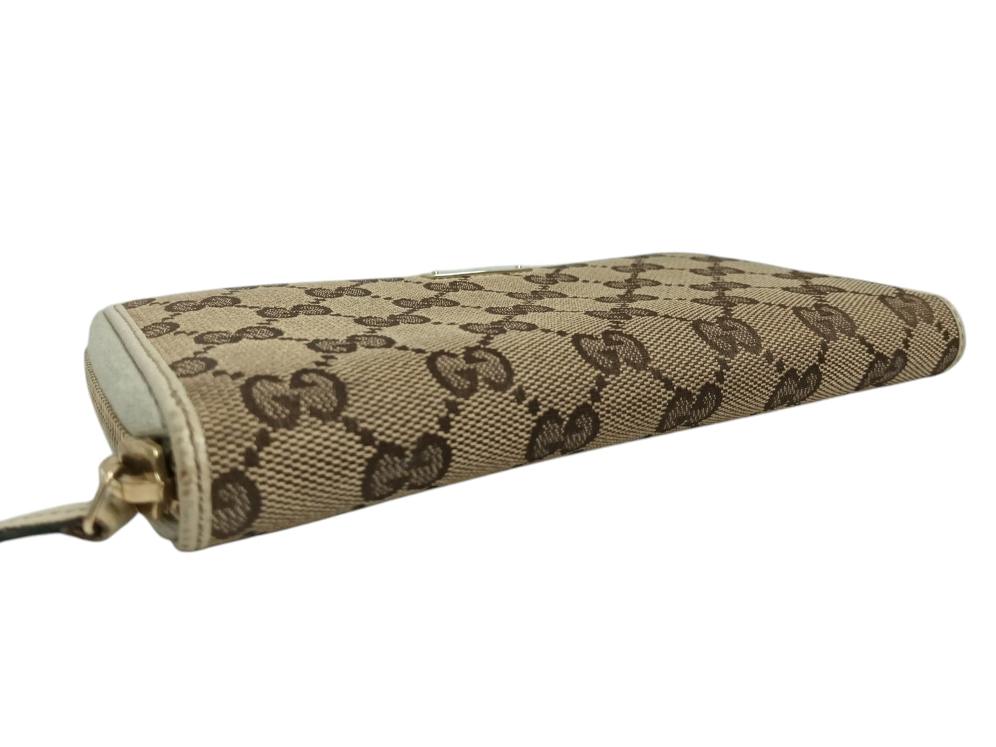 GUCCI Long Wallet 112724 Beige/White 2778