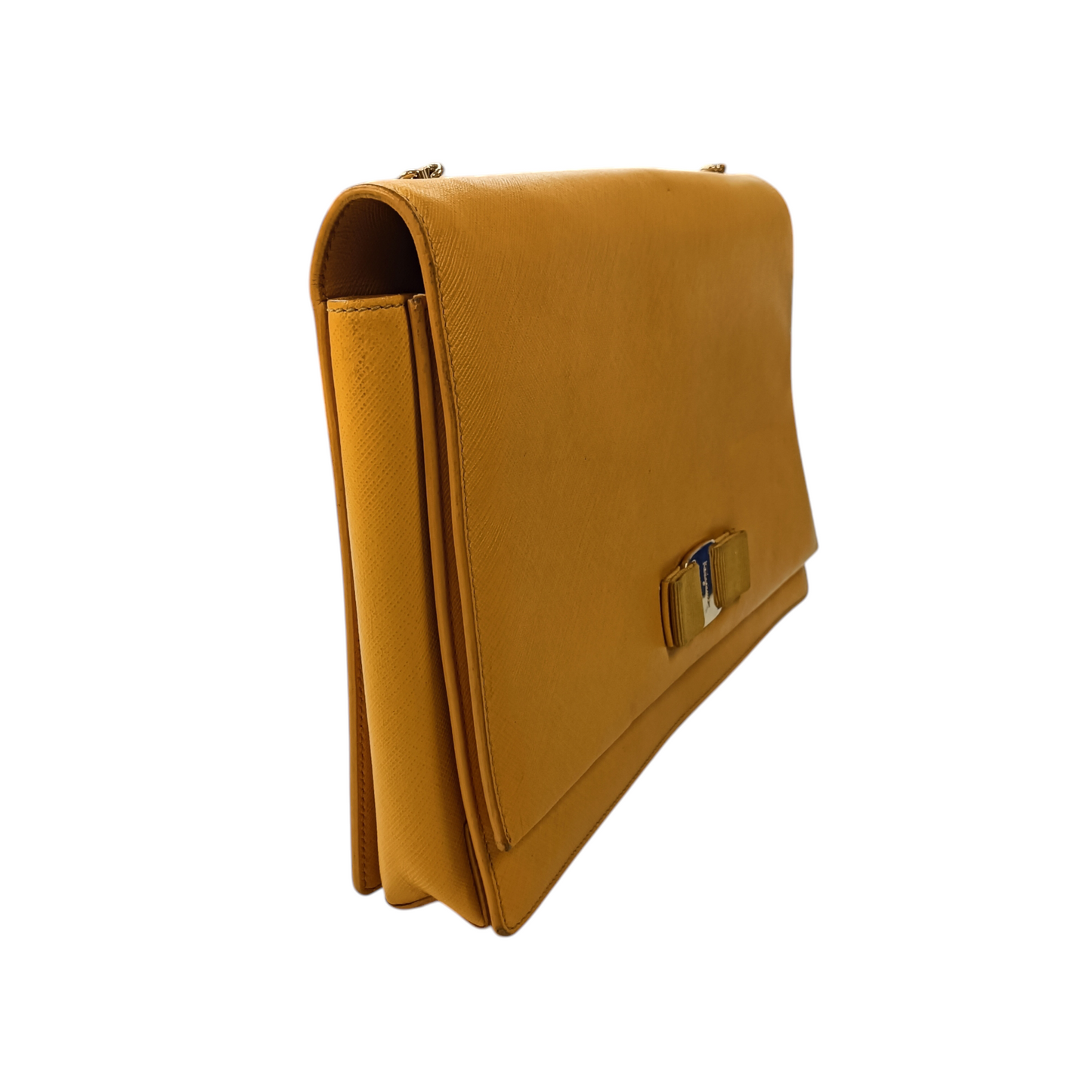 Salvatore Ferragamo Shoulder Bag Yellow AU-21/E015
