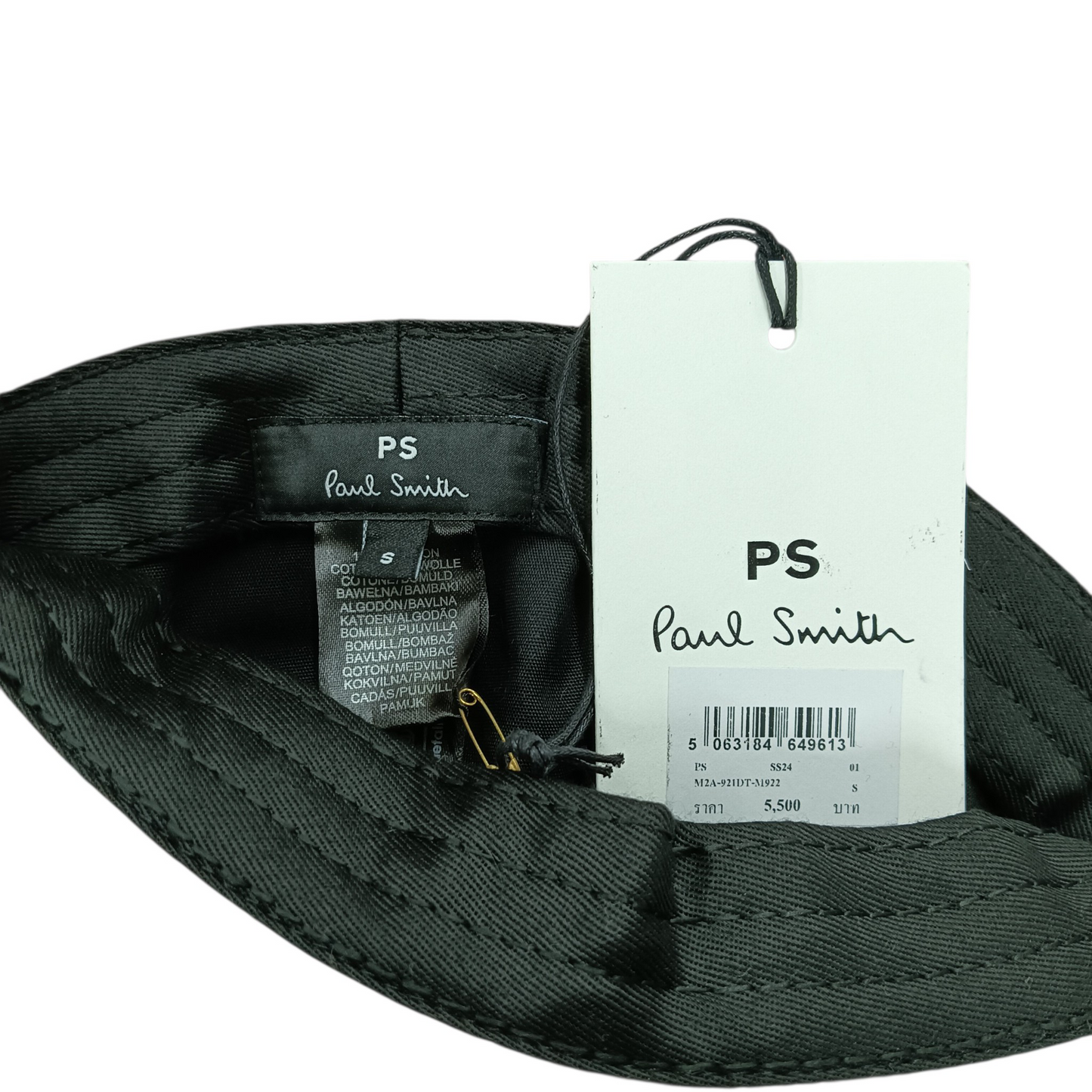 PS Paul Smith Bucket Hat M2A-921DT-M922 Red And White