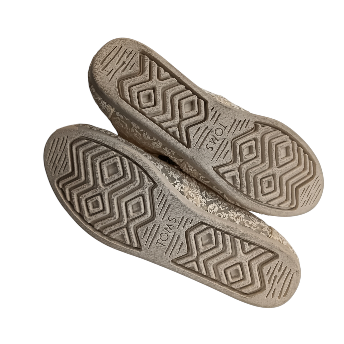 TOMS SLIP-ON SIZE 36 BEIGE