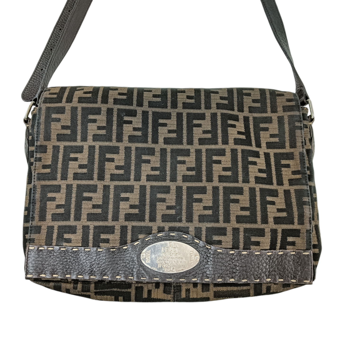 FENDI Shoulder Bag 8BT116 Brown