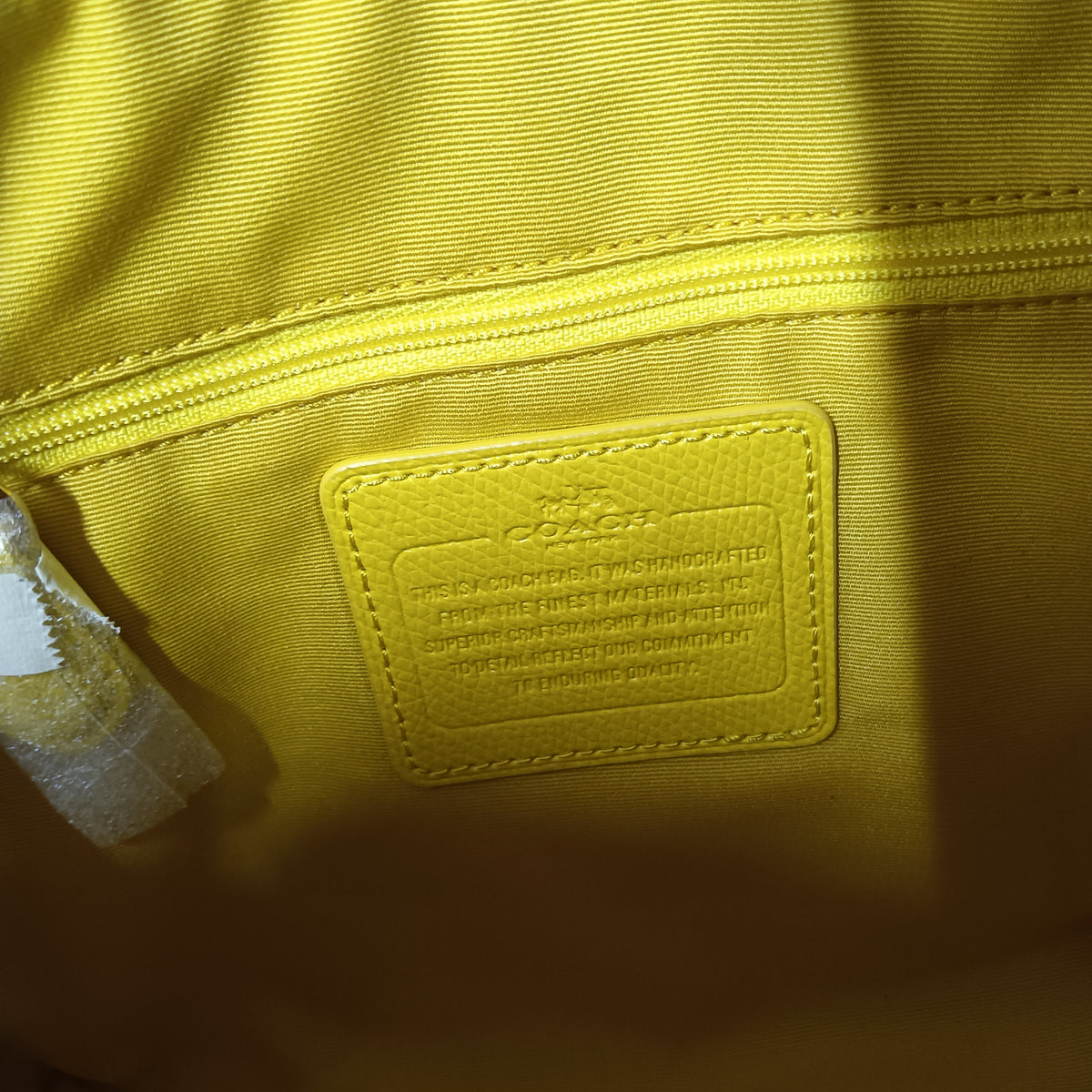 COACH 2WAY Bag F33329 Yellow
