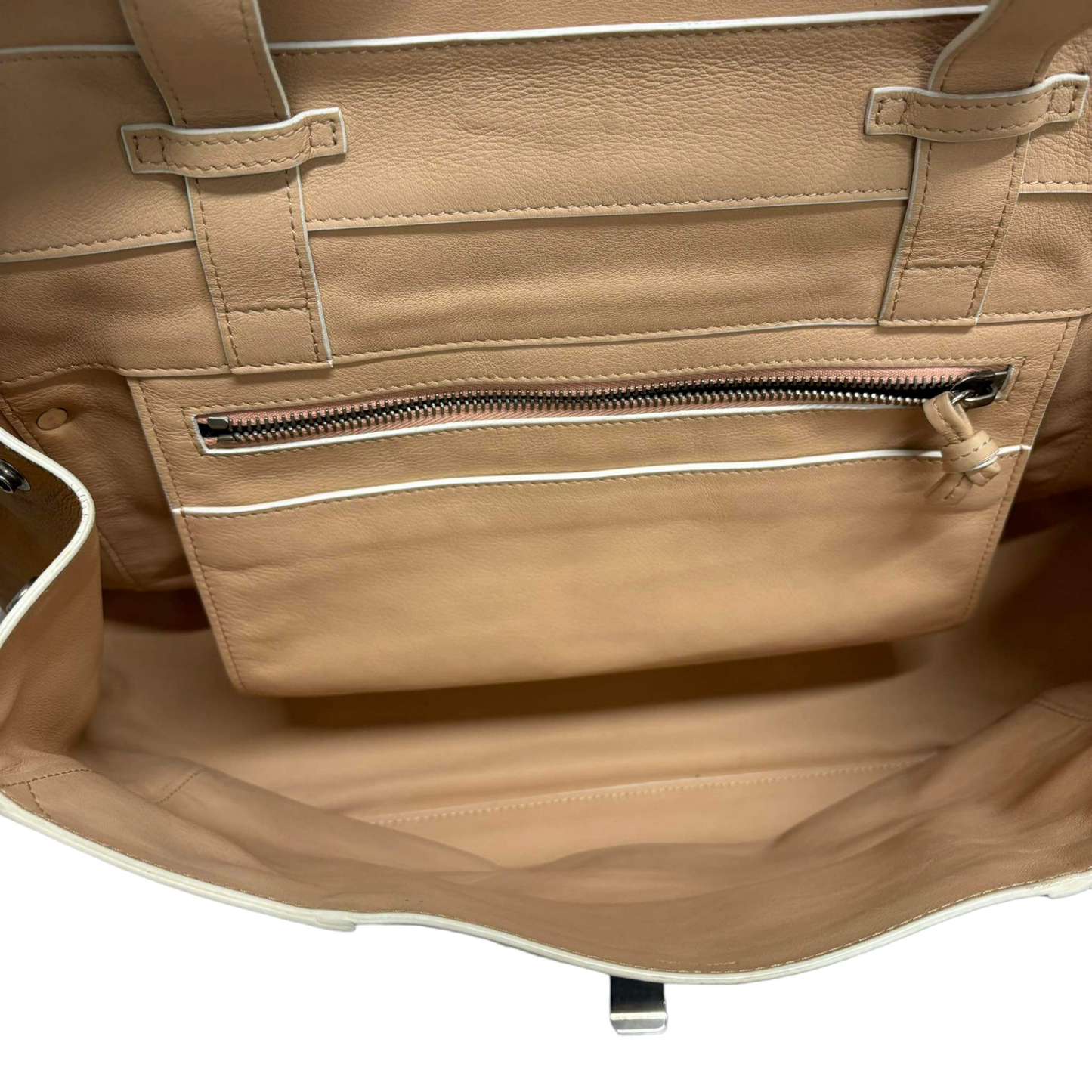 Proenza Schouler Handbag Brown/White PS Courier