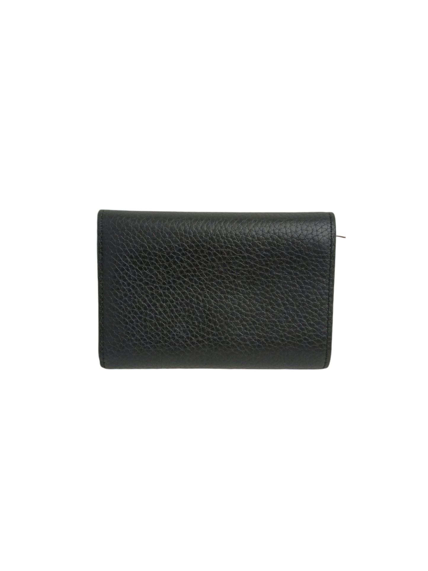 LOUIS VUITTON WALLET M62157 BLACK/PINK CAPUCINES COMPACT WALLET STAIN/DAMAGE RANK(B)