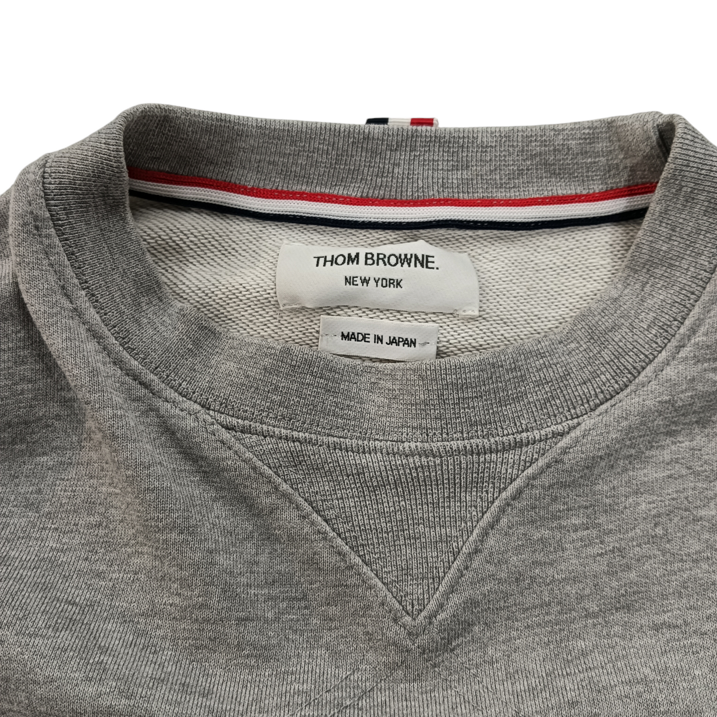 THOM BROWNE TRICOTROLL SWEAT 1 MENS GRAY