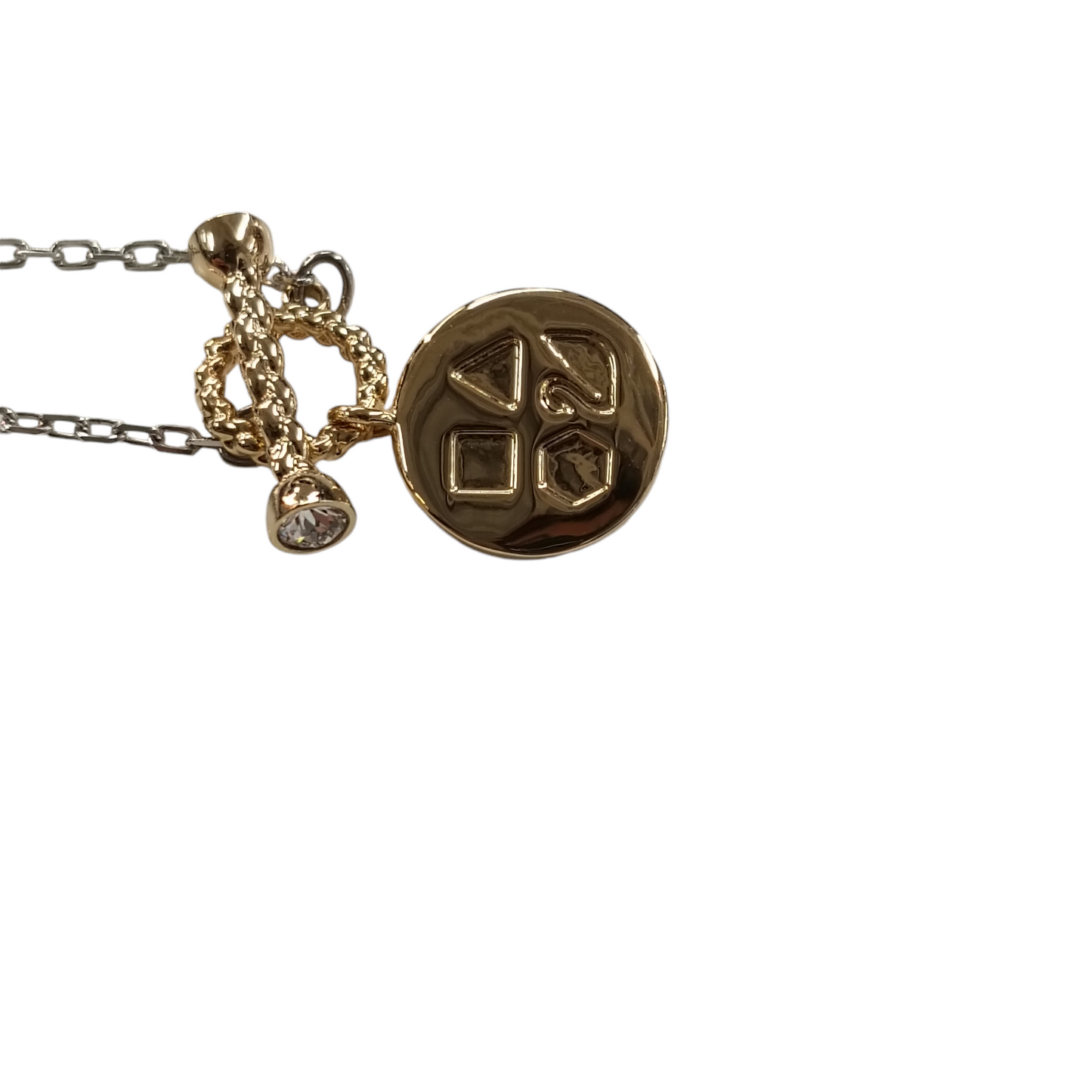 SWAROVSKI NECKLACE SILVER/GOLD