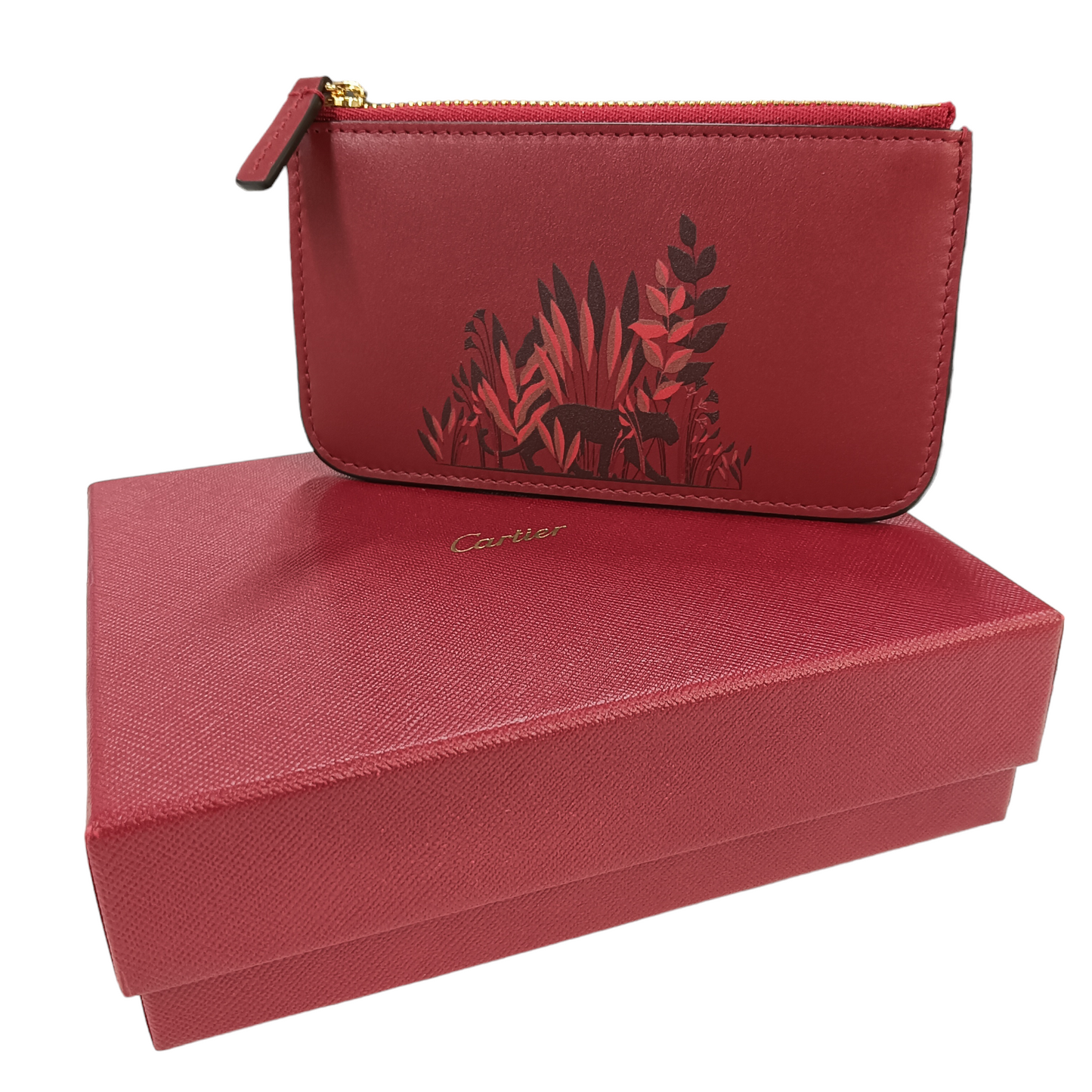 CARTIER Coin Case Wine Rad VR CB *in name* Unused Item