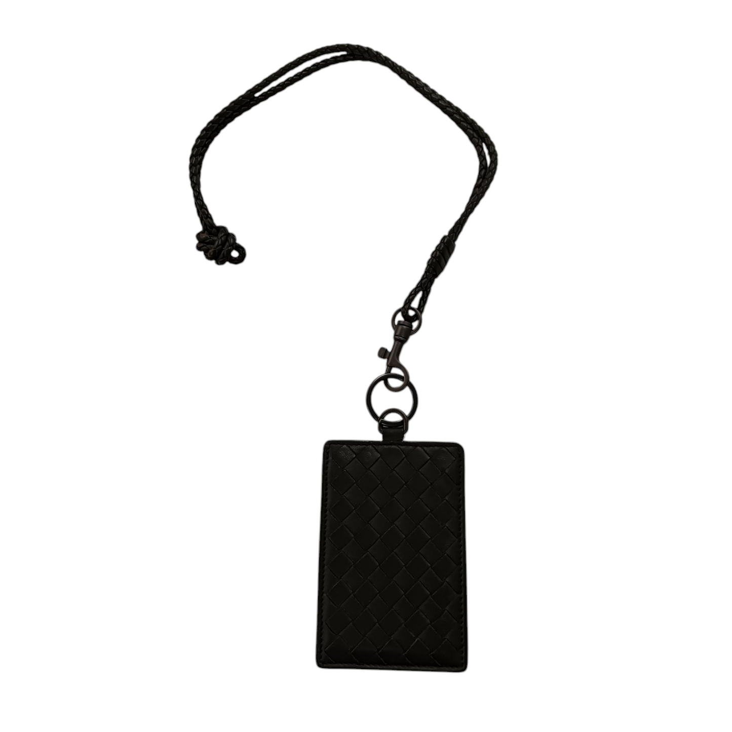 BOTTEGA VENETA CARD CASE WITH STRAP DARK BROWN S01297665M