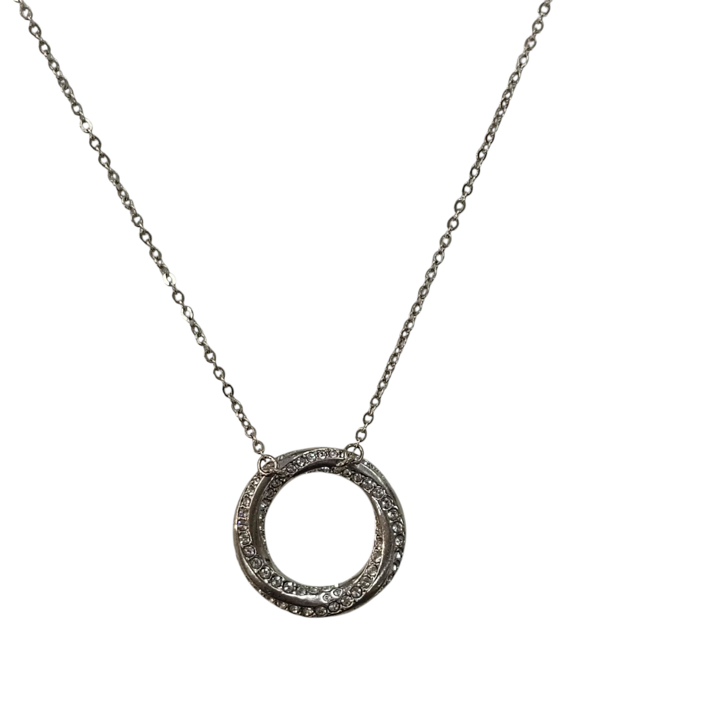 SWAROVSKI Necklace Ring Silver