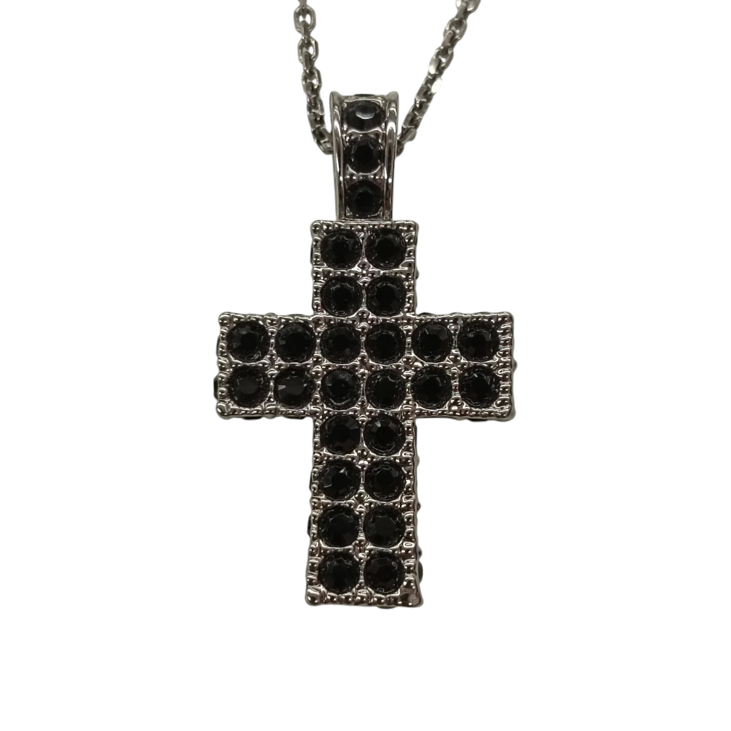 SWAROVSKI Necklace Rank (B) Black Cross