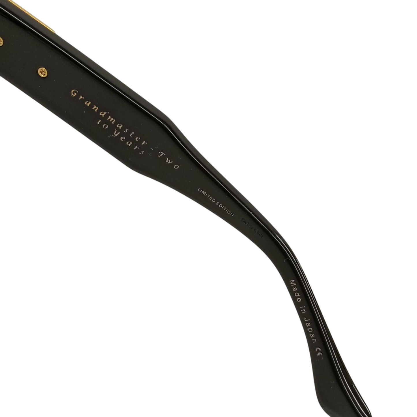 DITA Sunglasses DTS402-A-01 Rank(AB) Black/Gold 10years Limited Edition